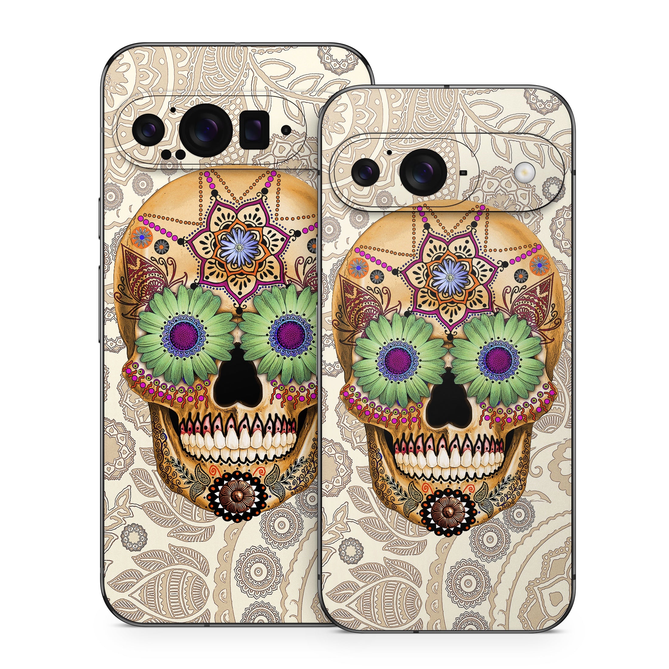 Google Skins Skull Color Google Pixel 7 Skins And Wraps | Custom Phone