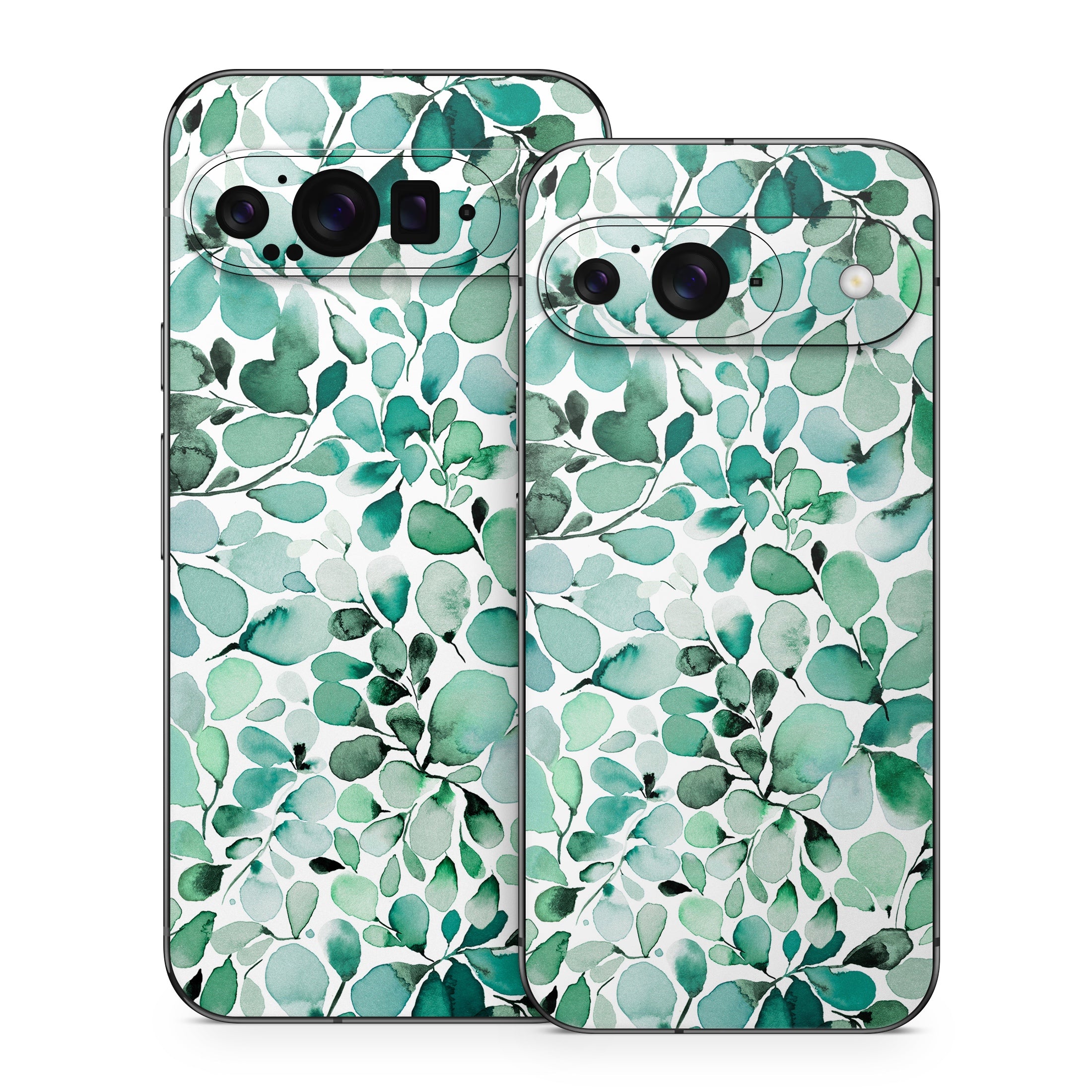 Watercolor Eucalyptus Leaves - Google Pixel 9 Skin