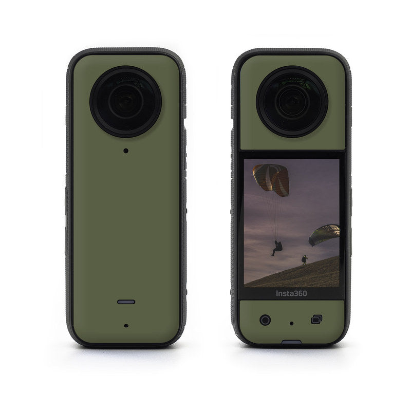 Solid State Olive Drab - Insta360 X3 Skin
