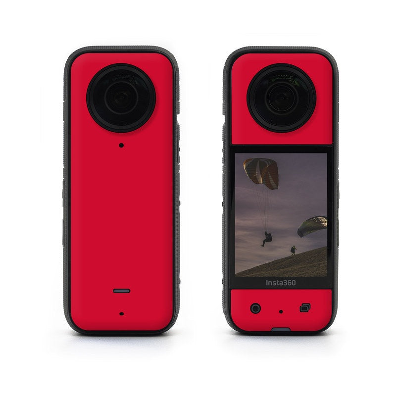 Solid State Red - Insta360 X3 Skin