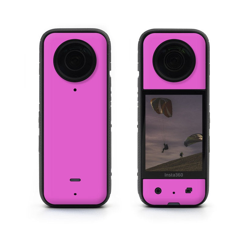 Solid State Vibrant Pink - Insta360 X3 Skin
