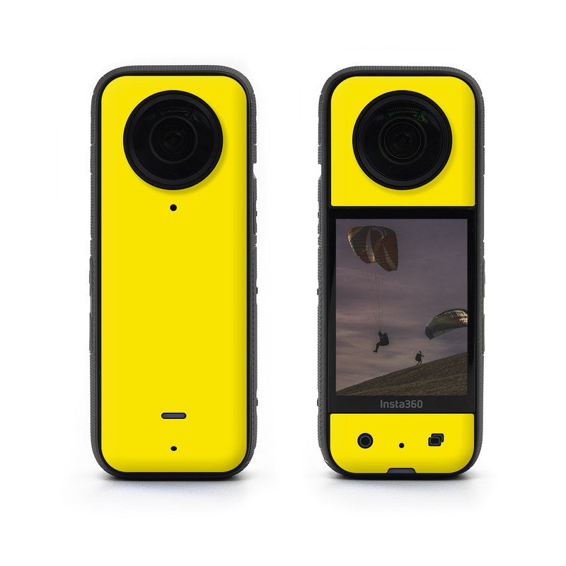 Solid State Yellow - Insta360 X3 Skin