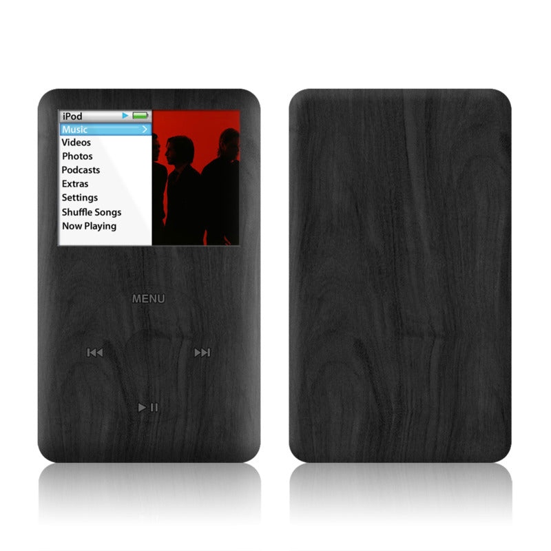 Black Woodgrain - iPod Classic Skin