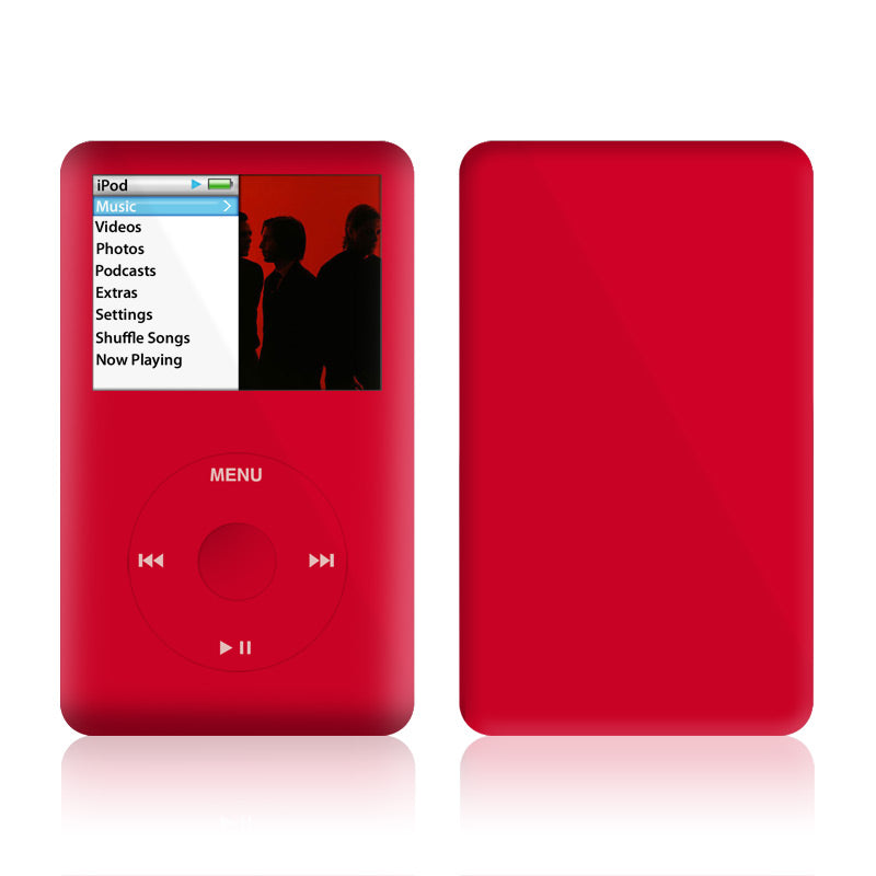 Solid State Red - iPod Classic Skin