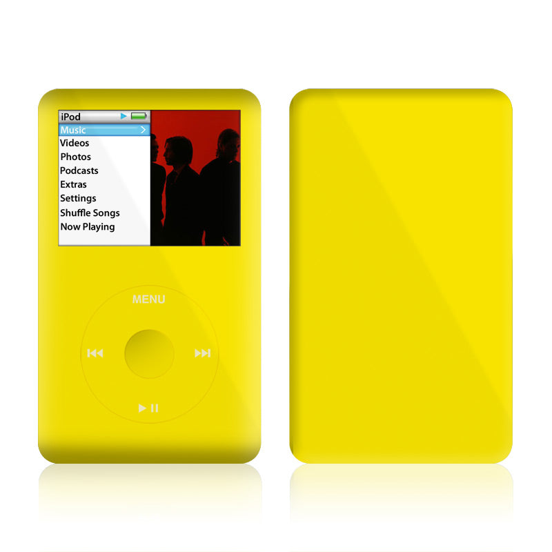 Solid State Yellow - iPod Classic Skin