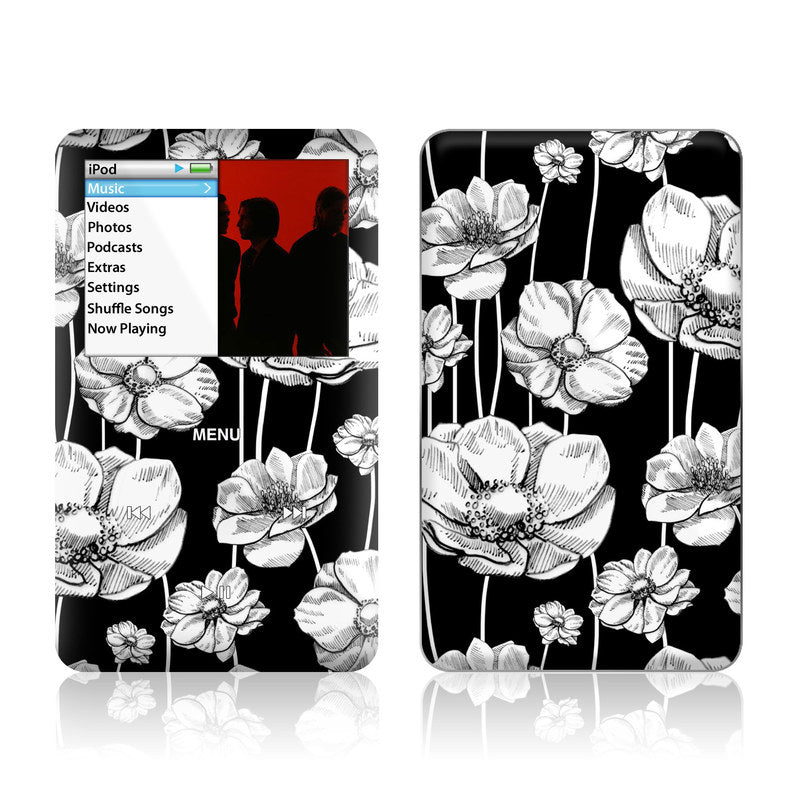 Striped Blooms - iPod Classic Skin