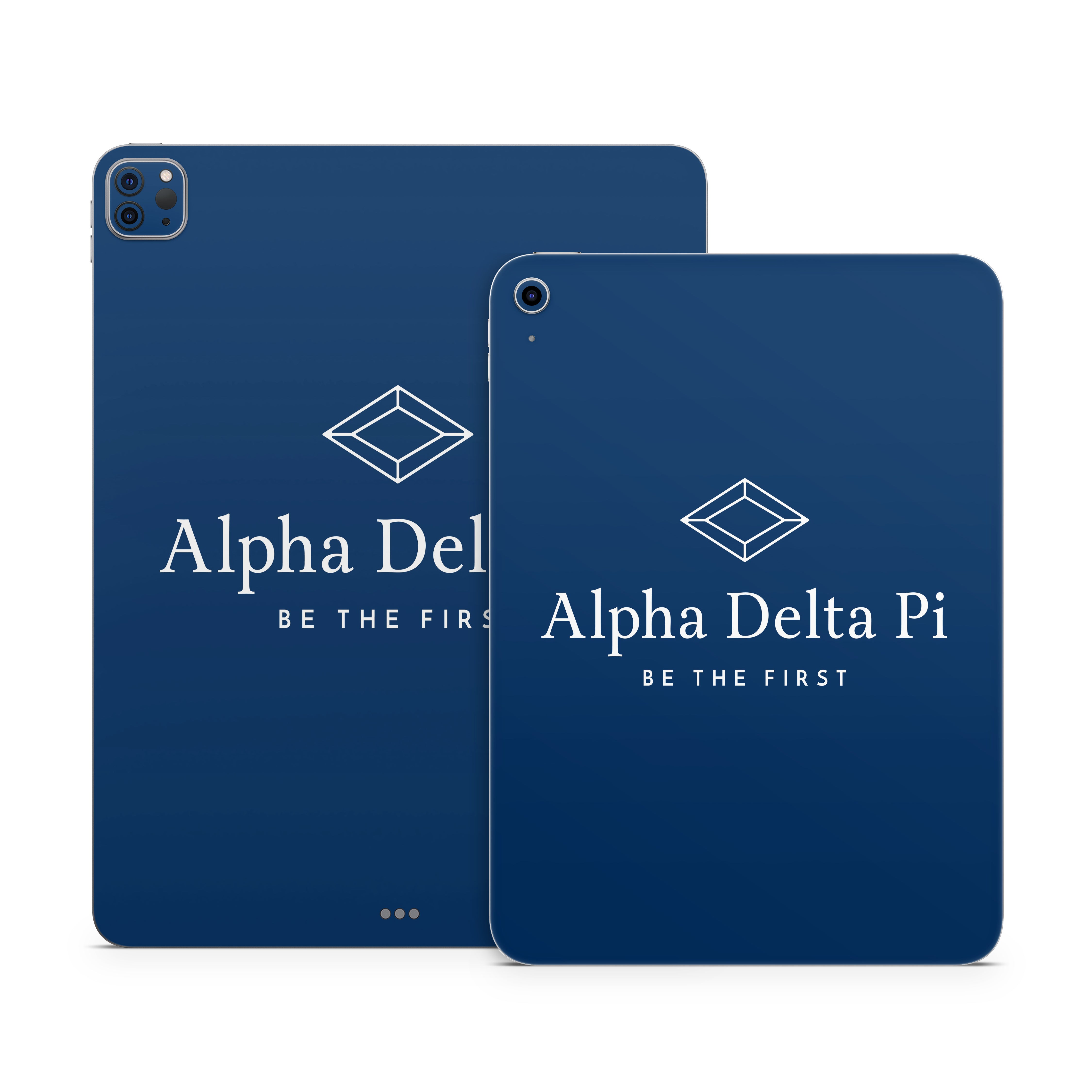Alpha Delta Pi Primary Logo Midnight - Apple iPad Skin