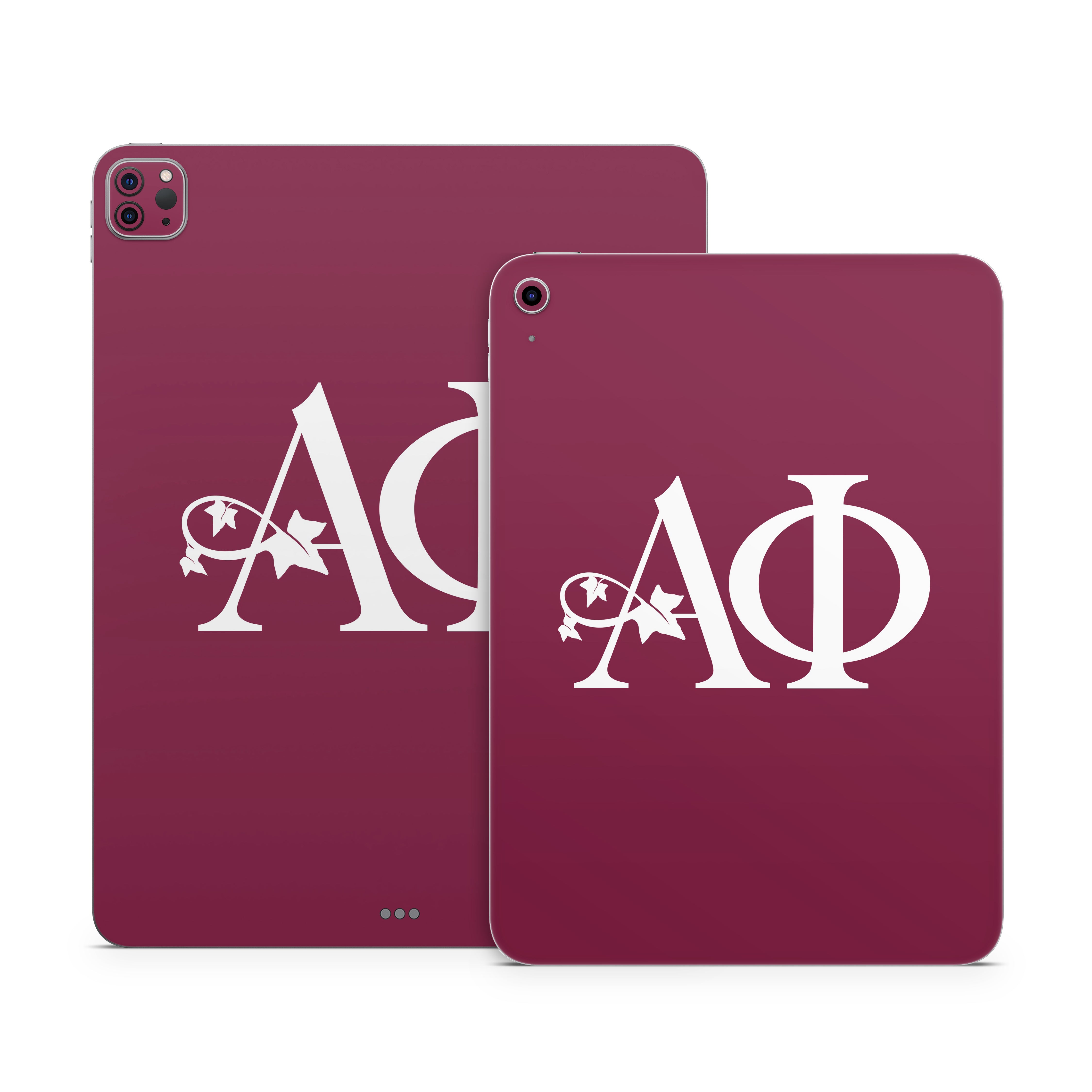 Alpha Phi Greek Letters Bordeaux - Apple iPad Skin