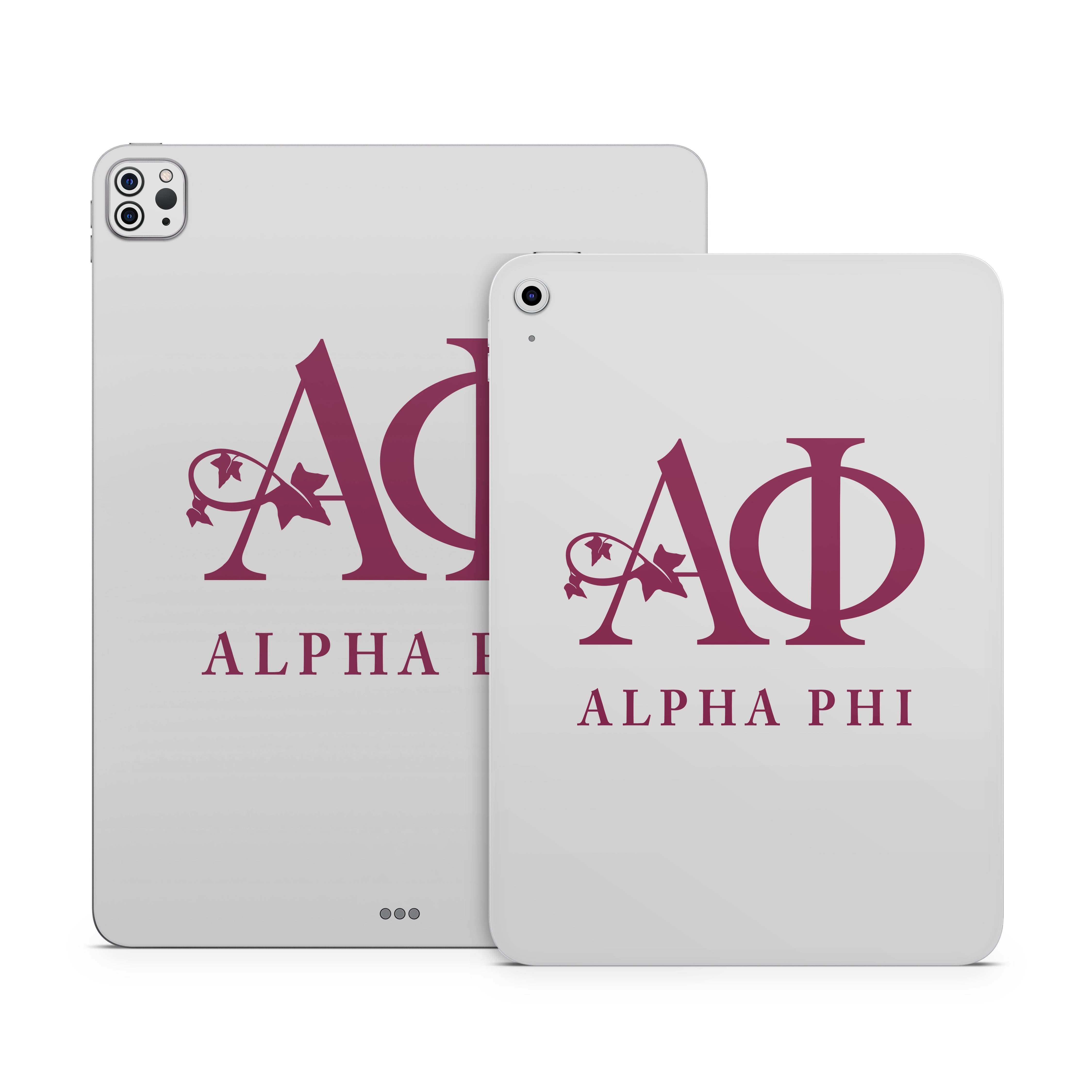 Alpha Phi Silver - Apple iPad Skin
