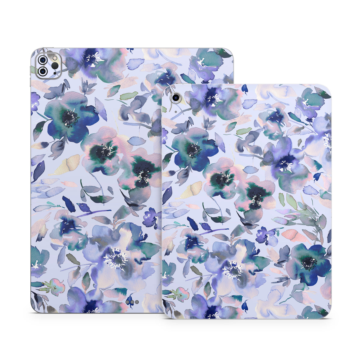 Aquatic Artistic Flowers - Apple iPad Skin