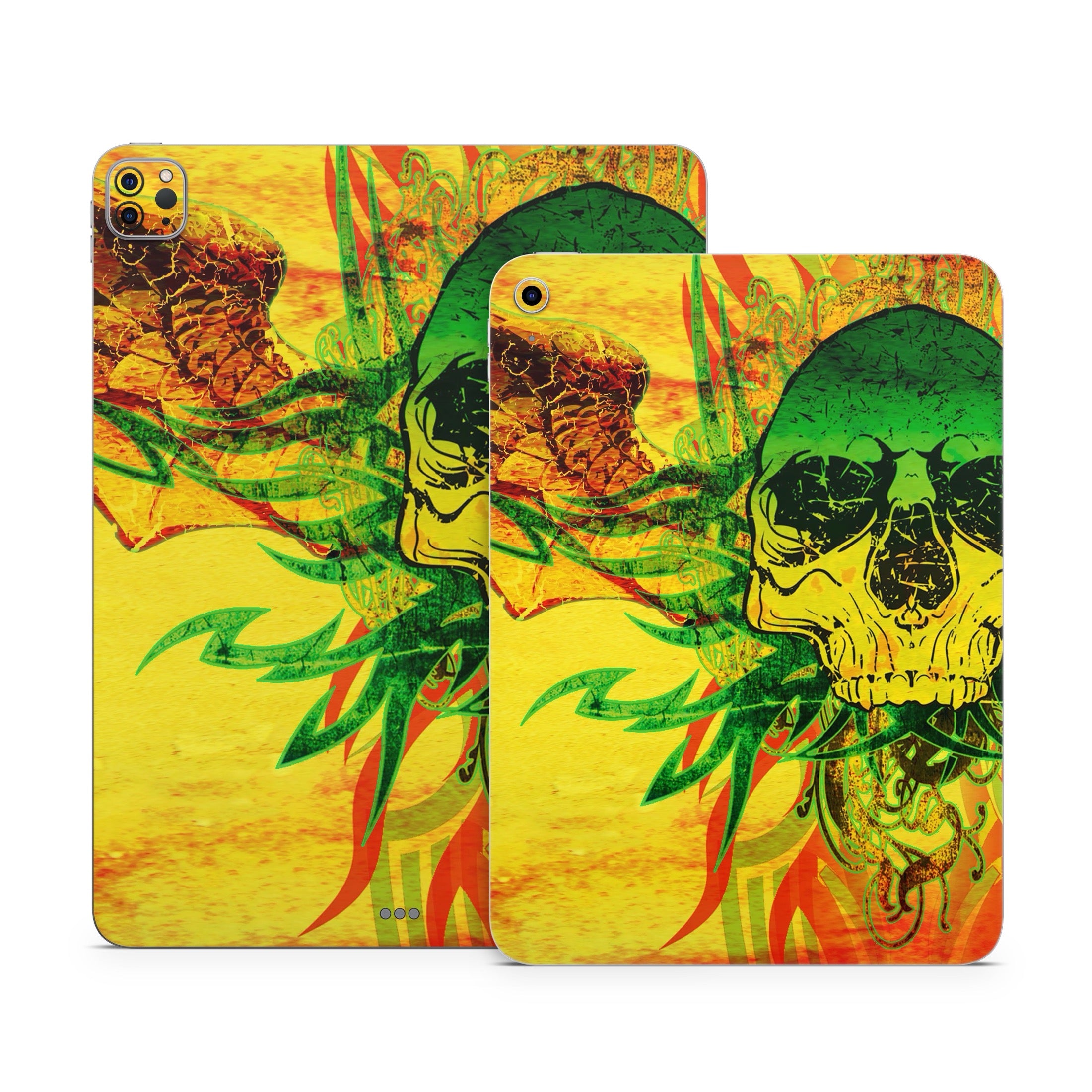 Hot Tribal Skull - Apple iPad Skin