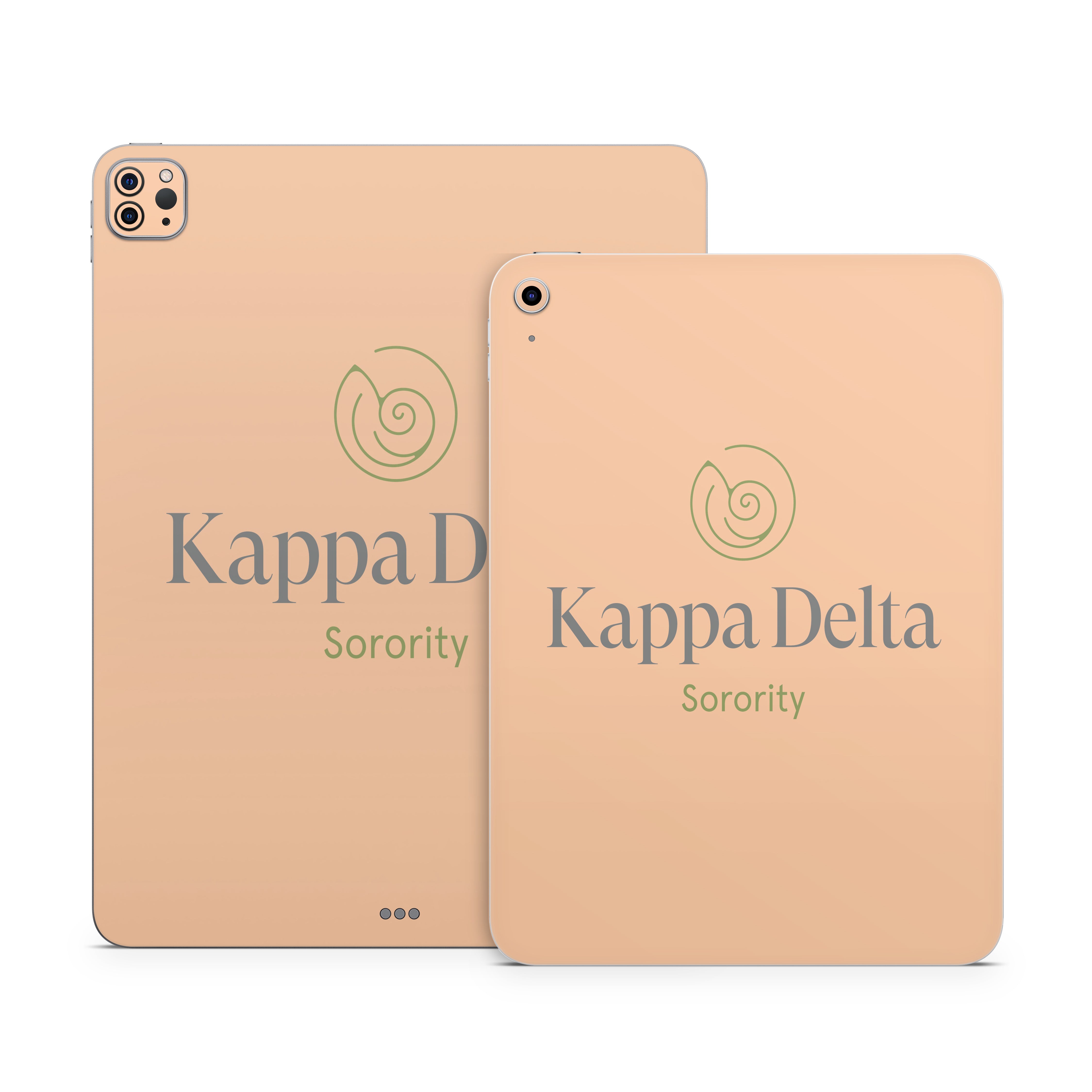 Kappa Delta Primary Logo Empowered Peach - Apple iPad Skin