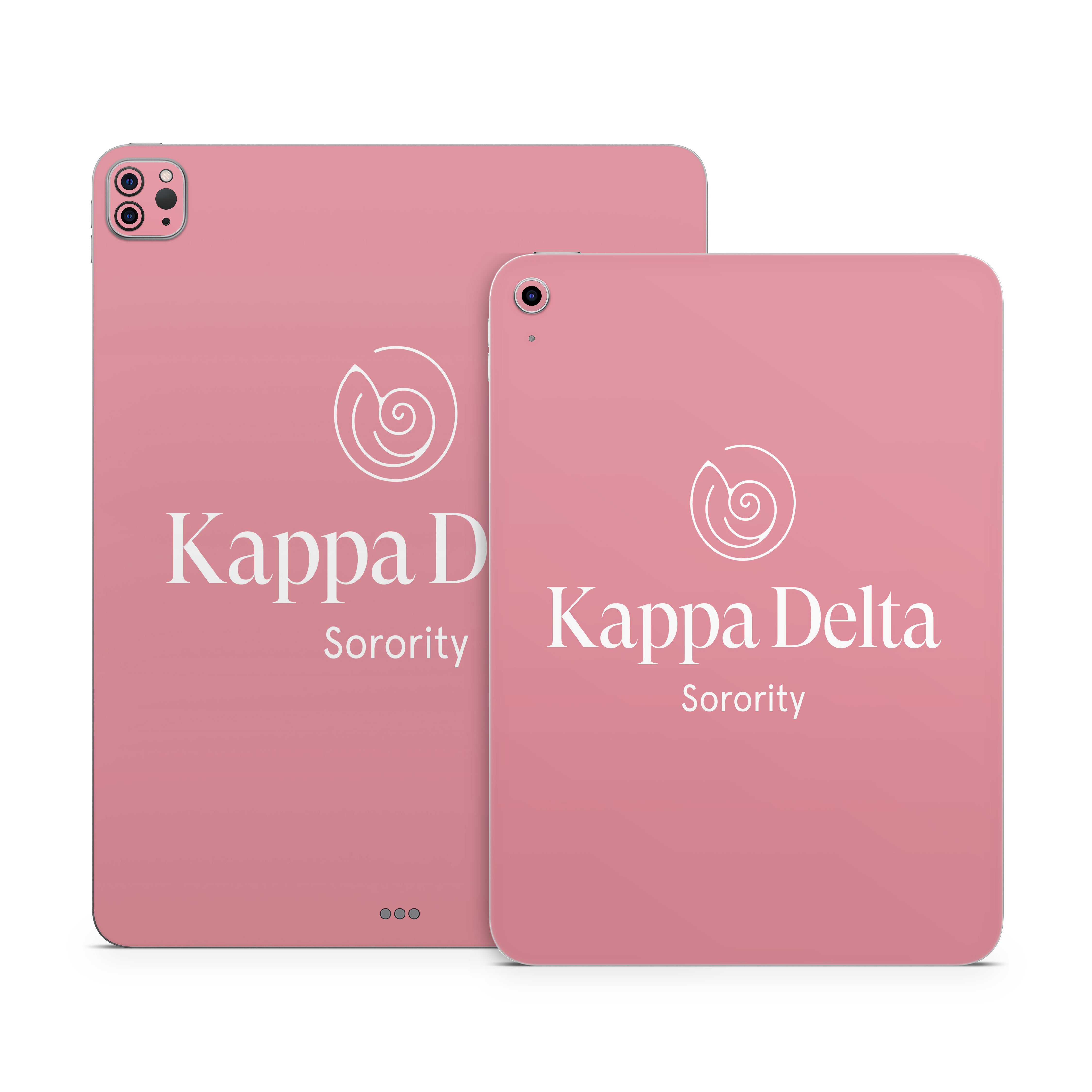 Kappa Delta Primary Logo Active Pink - Apple iPad Skin