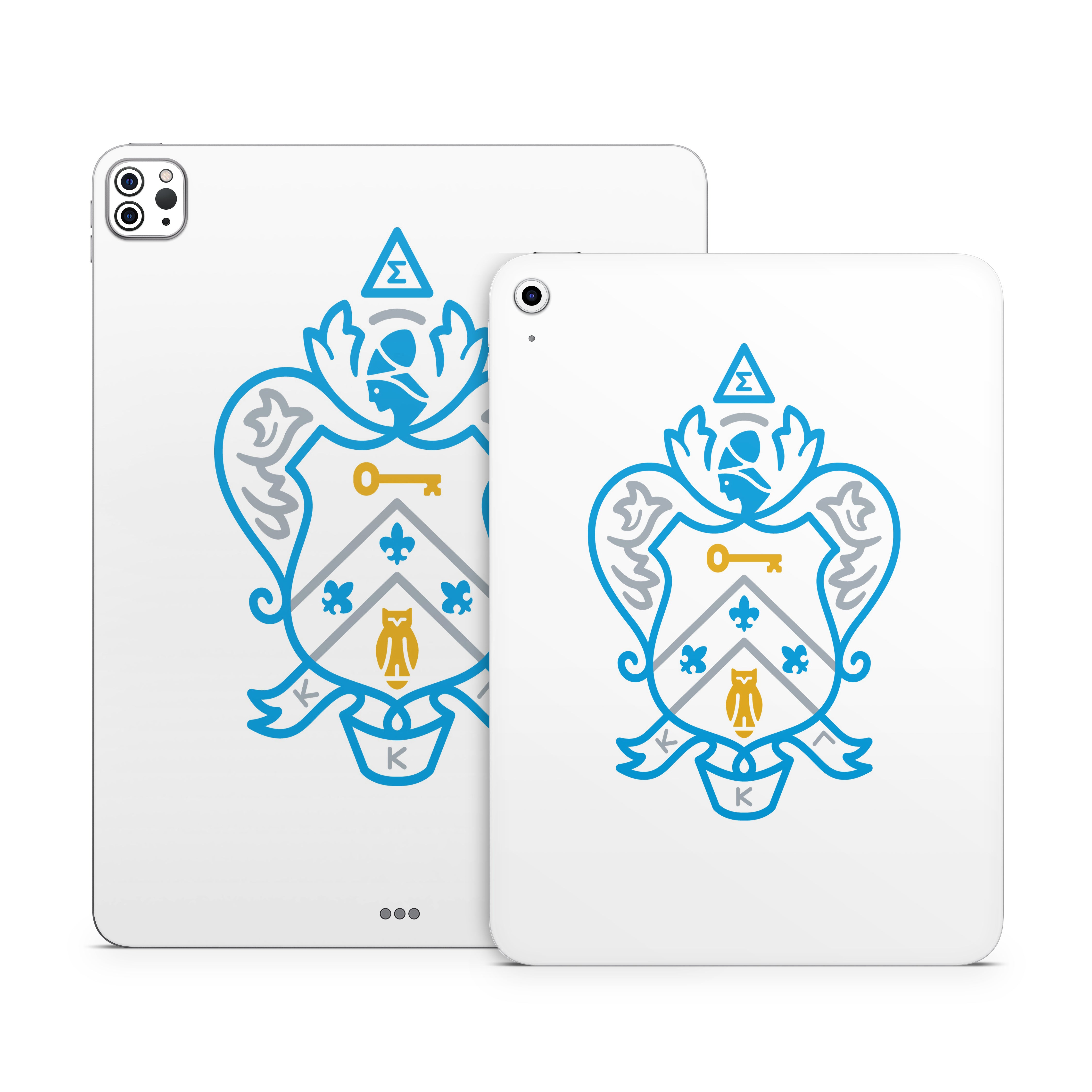 Kappa Kappa Gamma Coat of Arms White - Apple iPad Skin