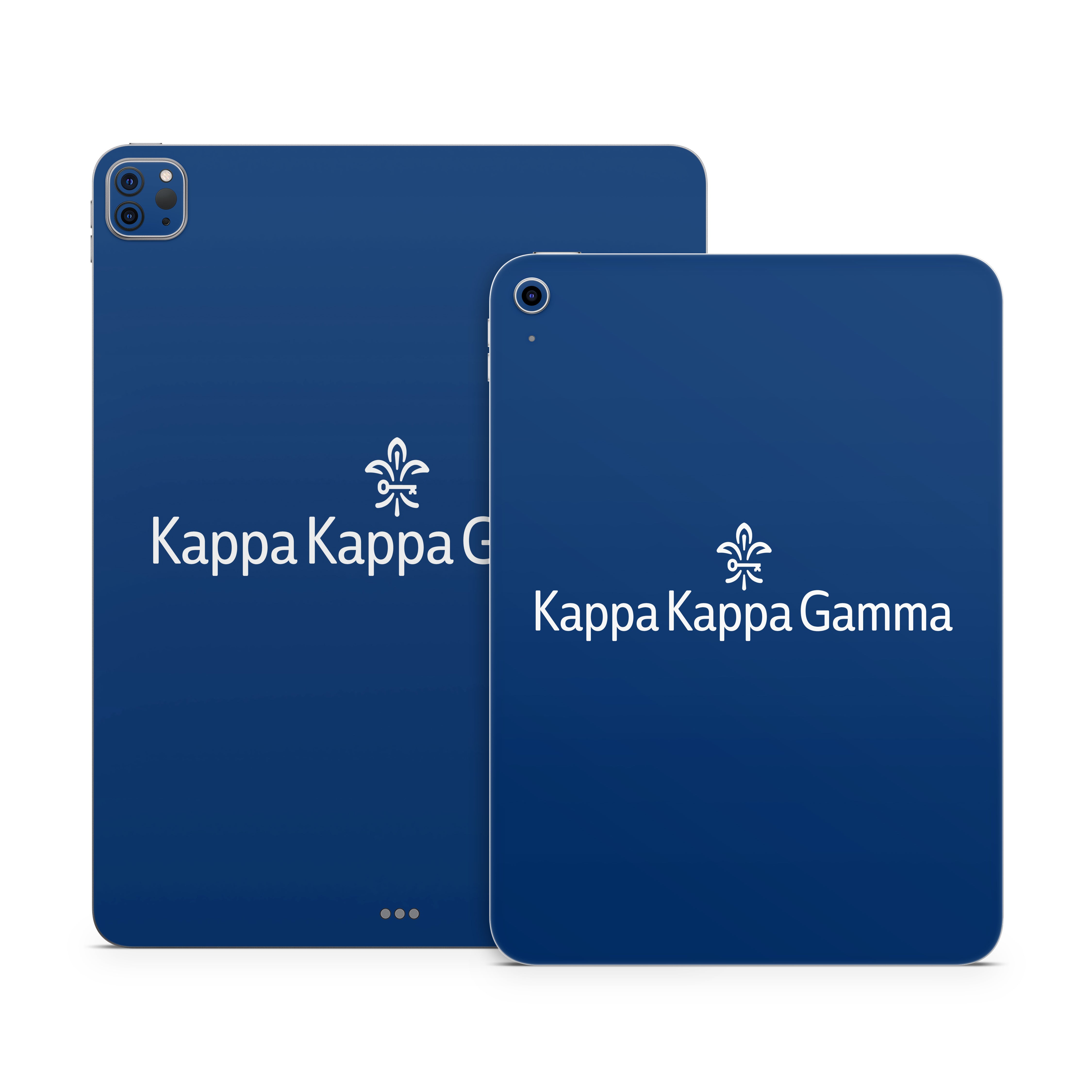 Kappa Kappa Gamma Brandmark Kappa Blue - Apple iPad Skin