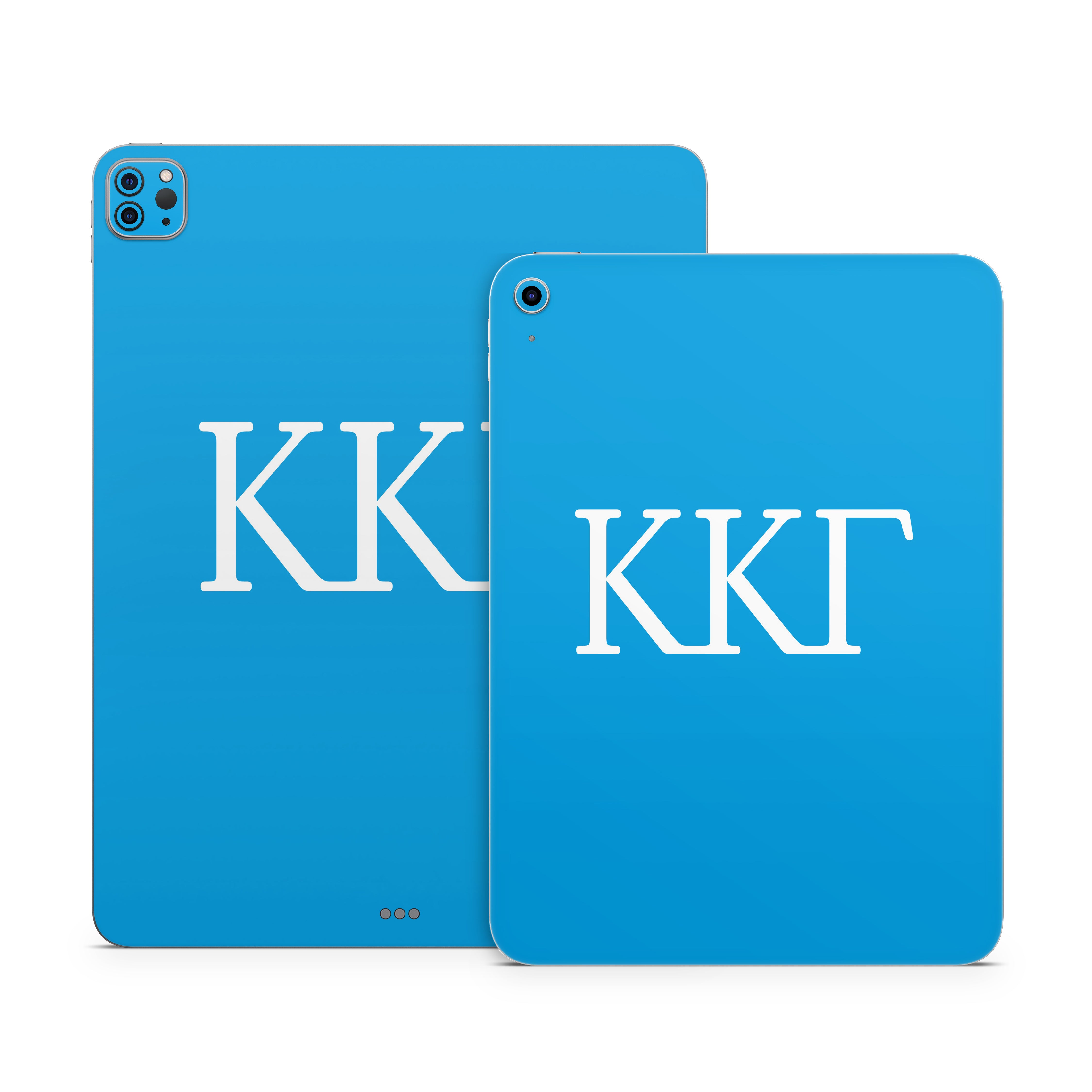Kappa Kappa Gamma Greek Letters Gamma Blue - Apple iPad Skin