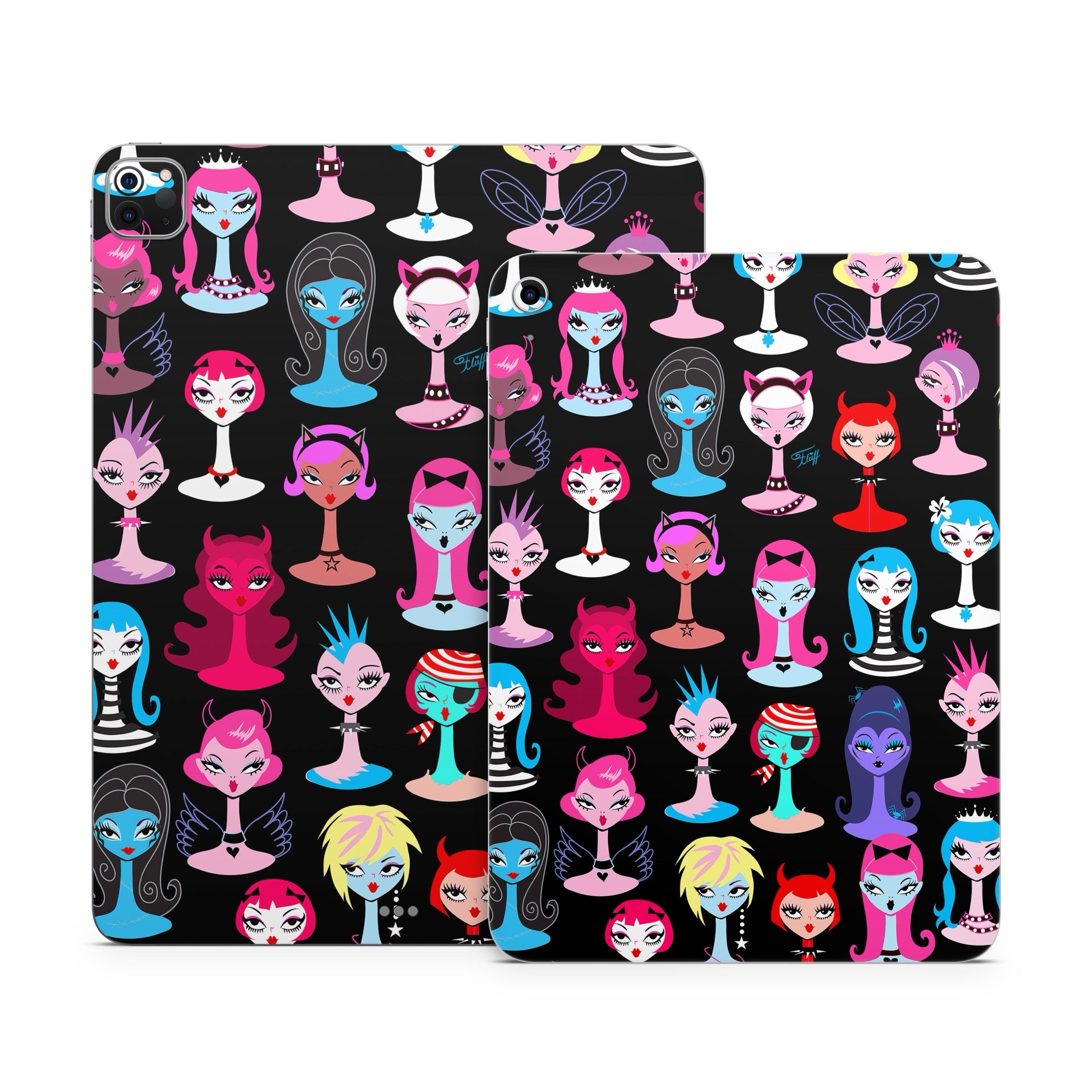 Punky Goth Dollies - Apple iPad Skin