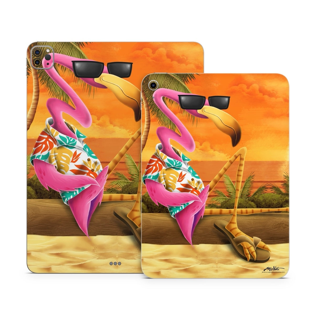 Sunset Flamingo - Apple iPad Skin