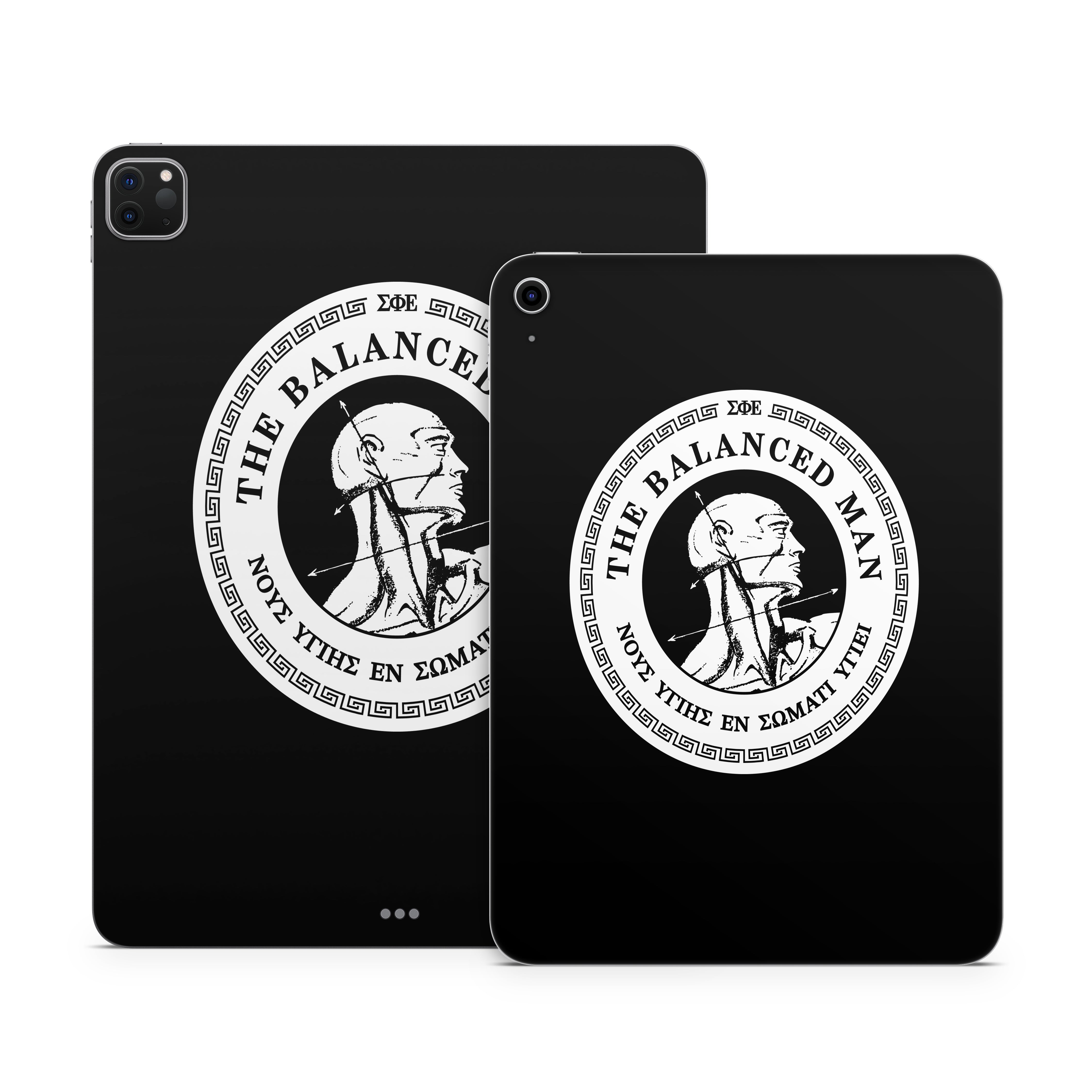Sigma Phi Epsilon Balanced Man Black - Apple iPad Skin