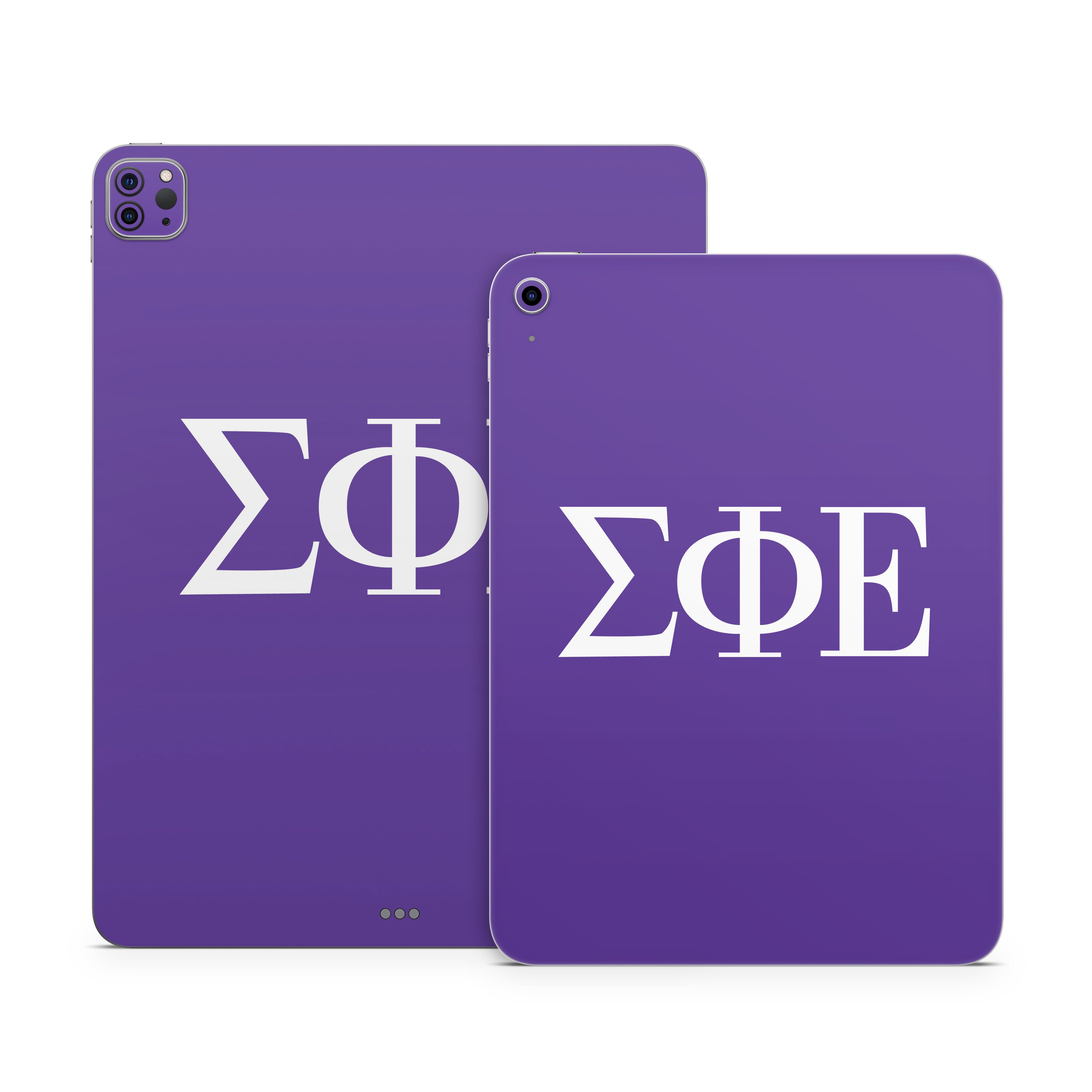 Sigma Phi Epsilon Greek Letters Purple - Apple iPad Skin