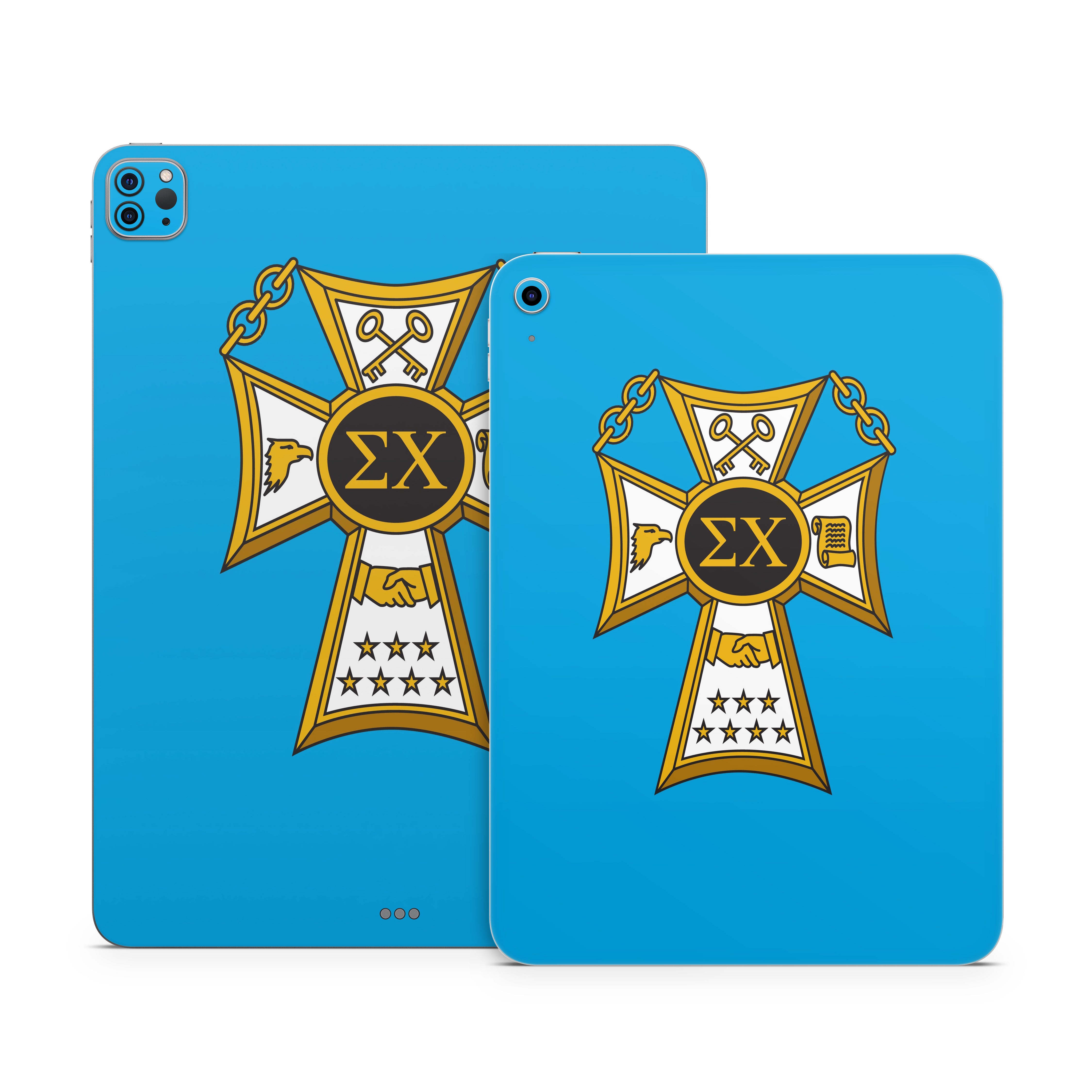 Sigma Chi Badge Blue - Apple iPad Skin