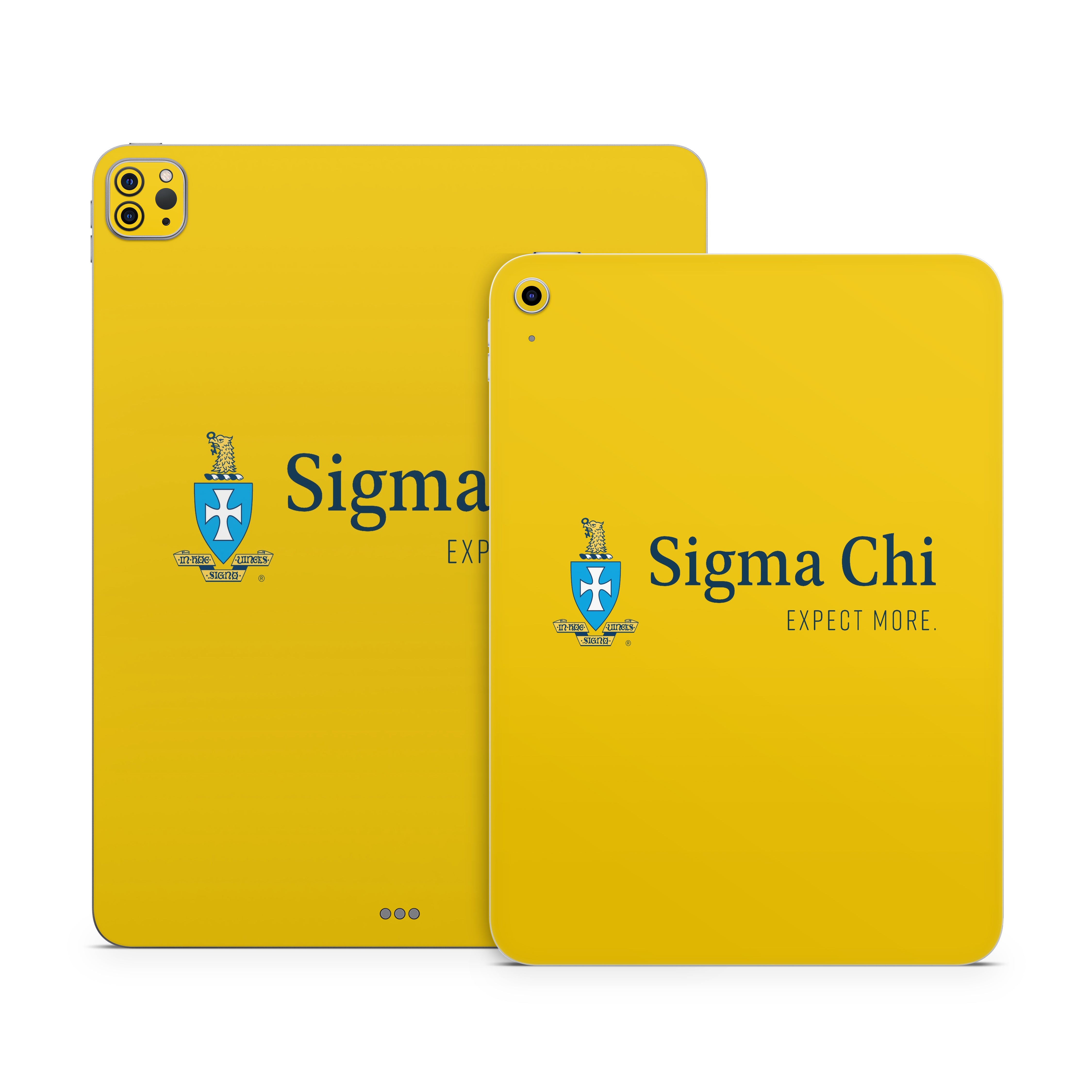 Sigma Chi Logo Gold - Apple iPad Skin