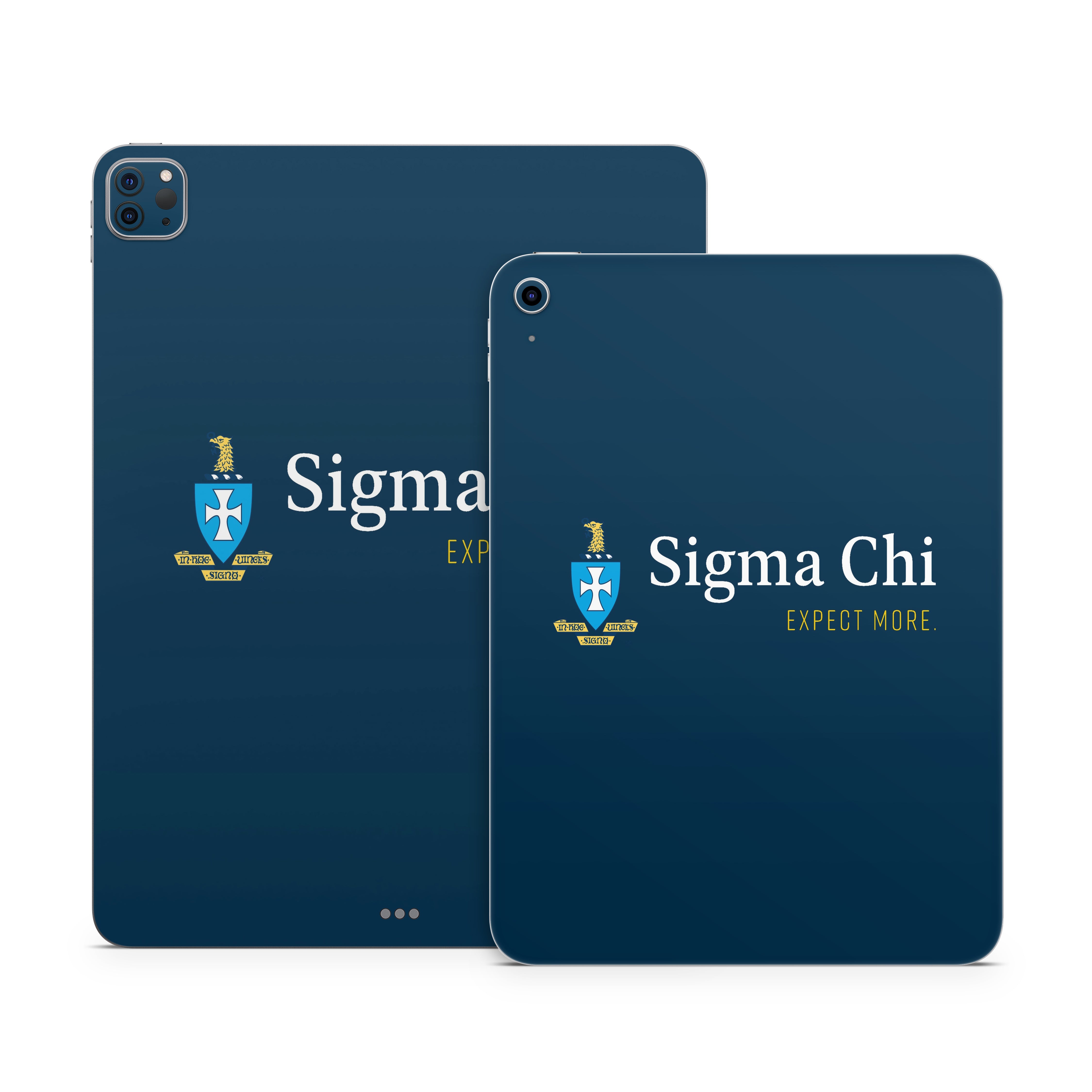 Sigma Chi Logo Navy - Apple iPad Skin