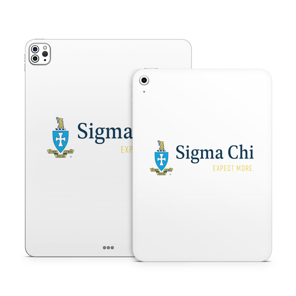 Sigma Chi Logo White - Apple iPad Skin