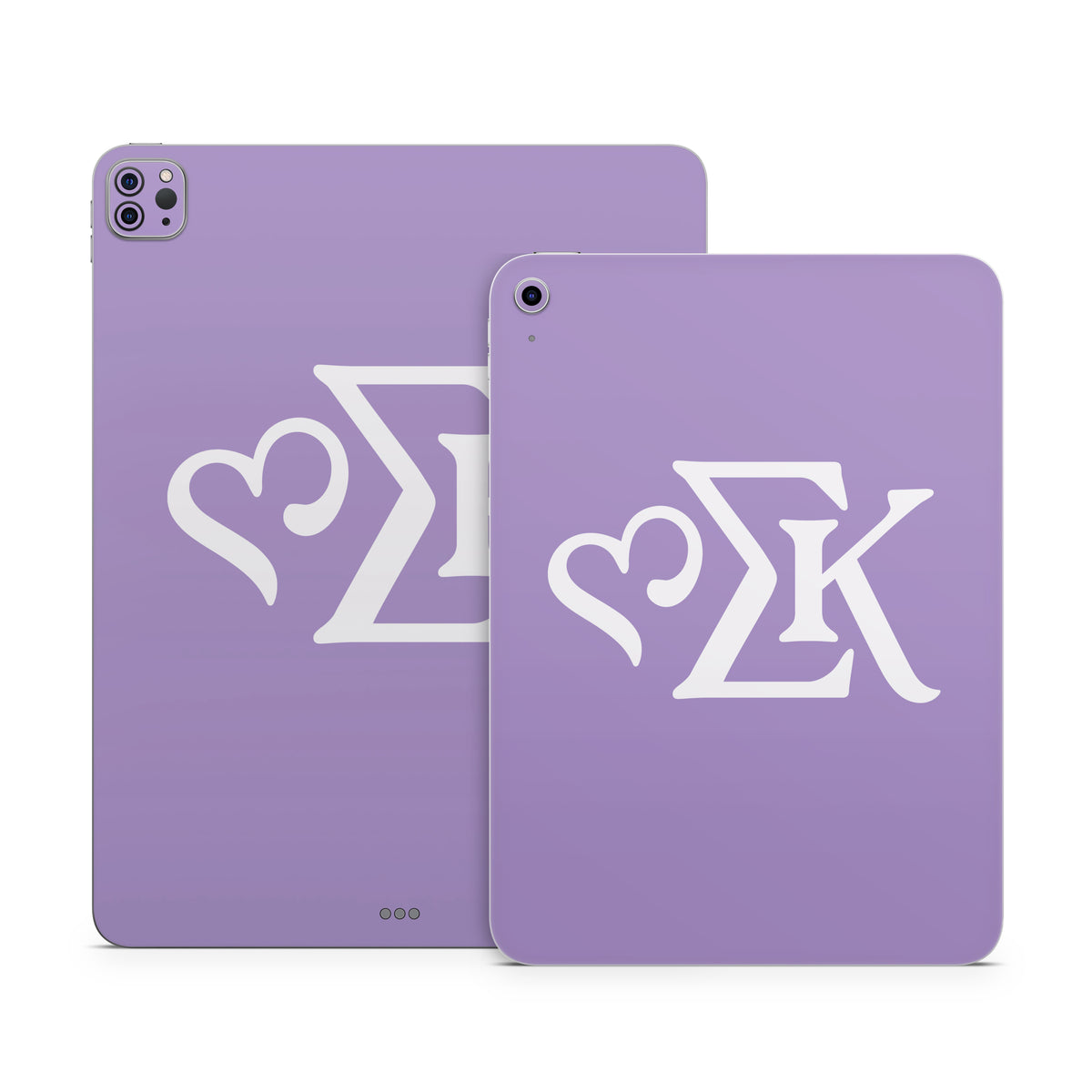 Sigma Kappa Greek Letters Dove Love on Legacy Lavender - Apple iPad Skin