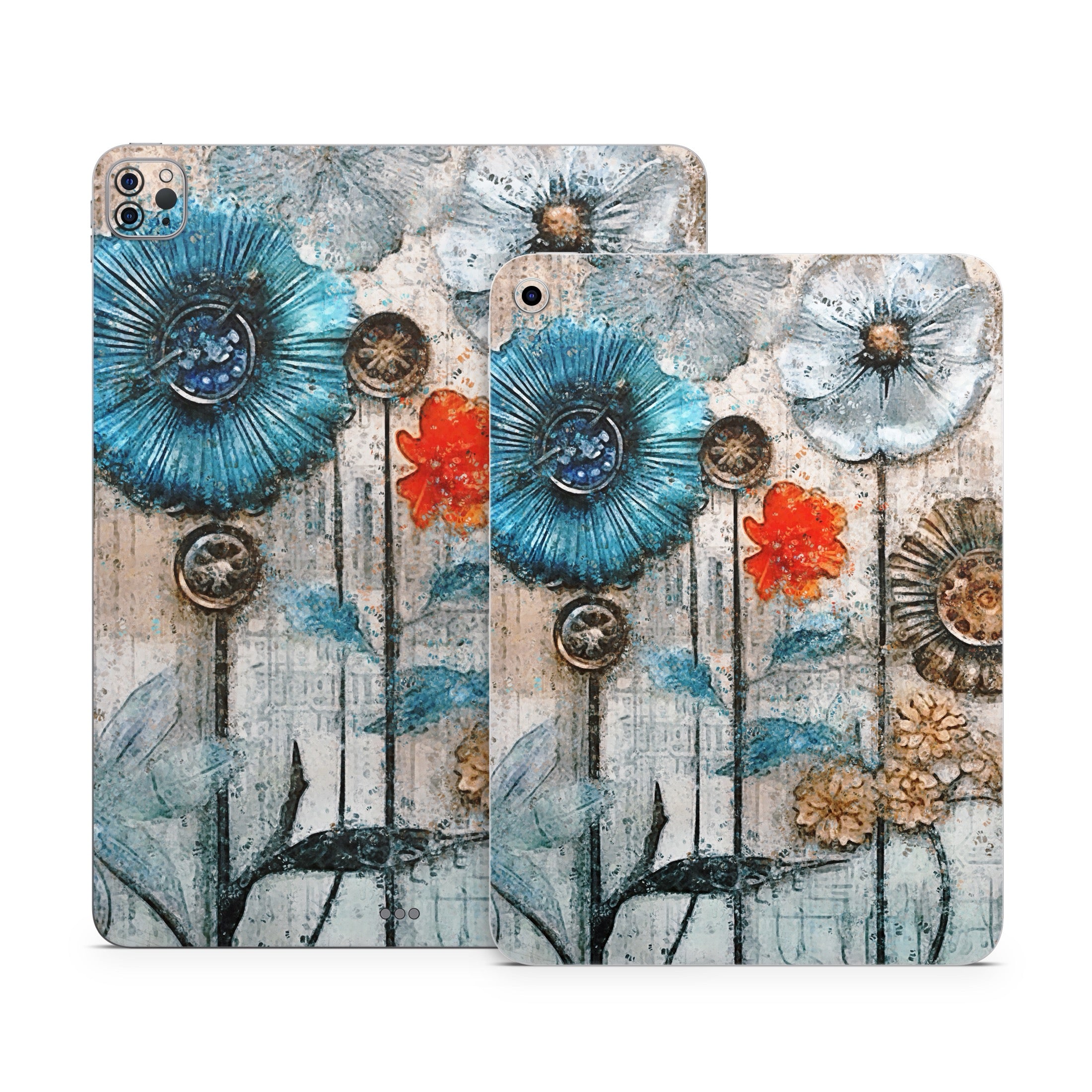 Steampunk Flowers - Apple iPad Skin