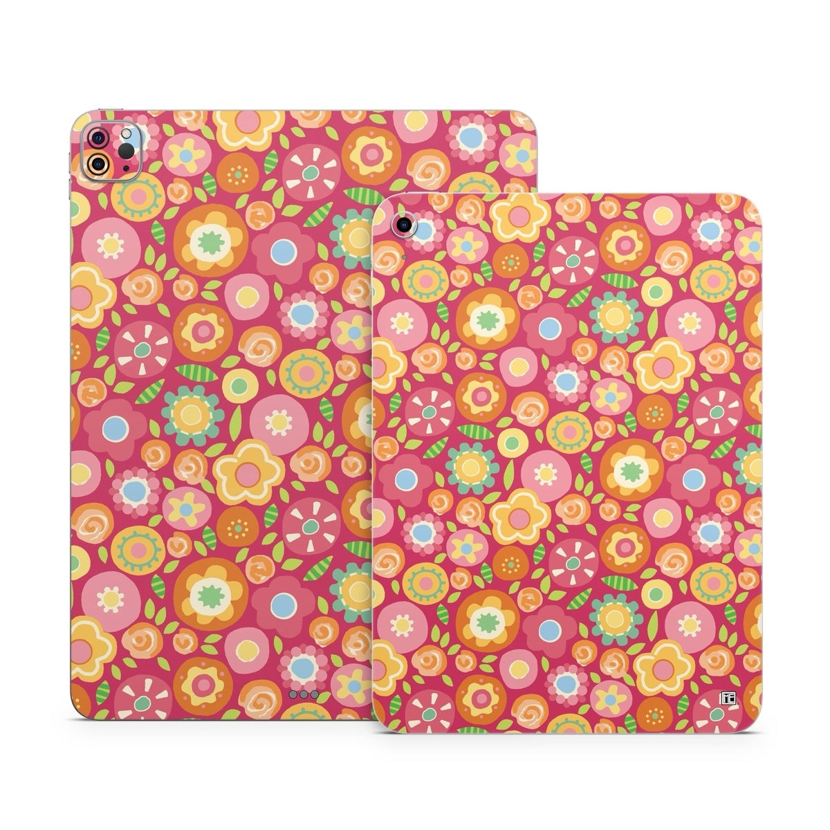 Flowers Squished - Apple iPad Skin