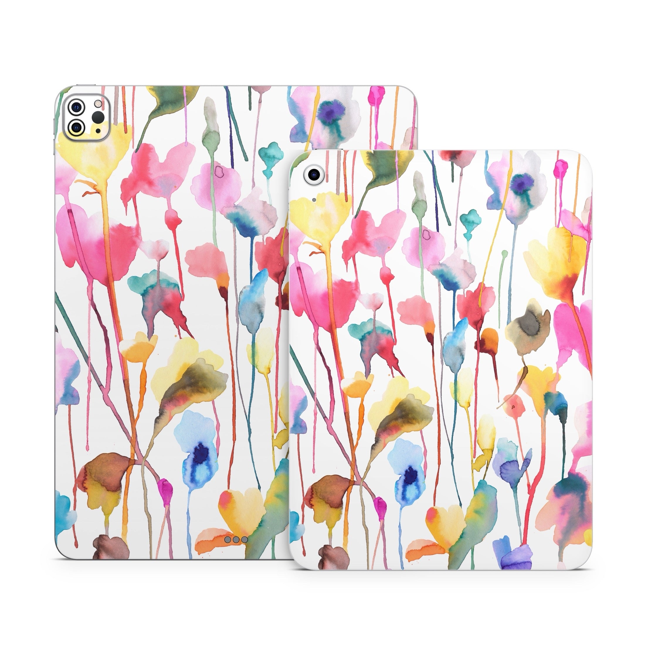 Watercolor Wild Flowers - Apple iPad Skin