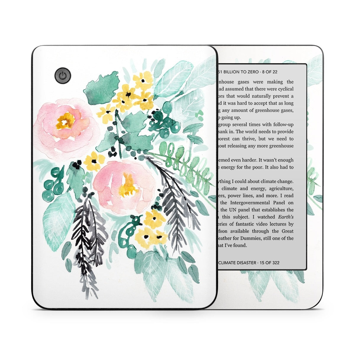 Blushed Flowers - Kobo Clara 2E Skin