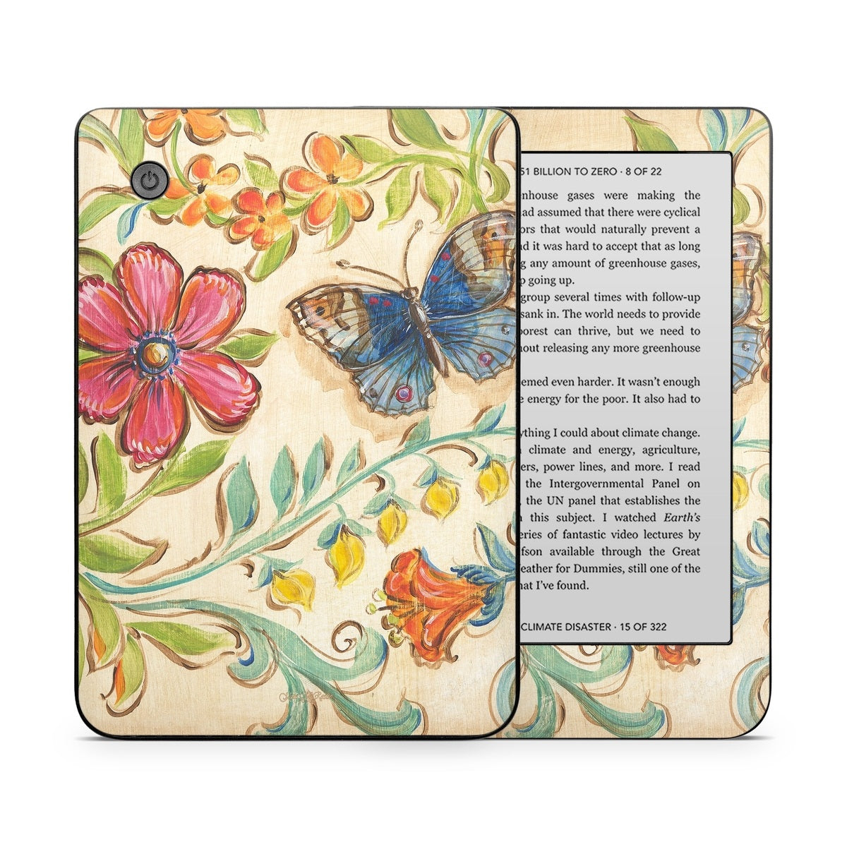 Garden Scroll - Kobo Clara 2E Skin