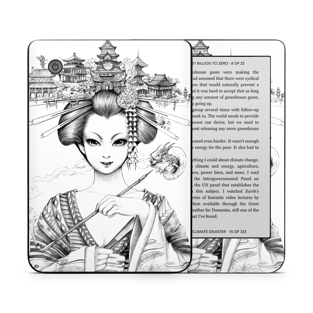 Geisha Sketch - Kobo Clara 2E Skin