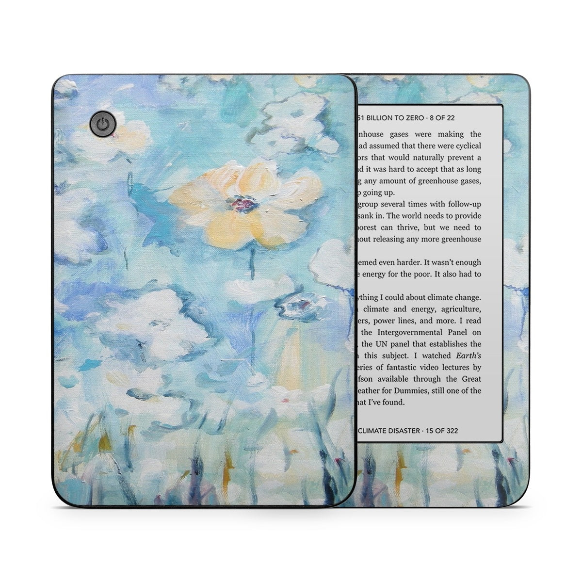 White & Blue - Kobo Clara 2E Skin