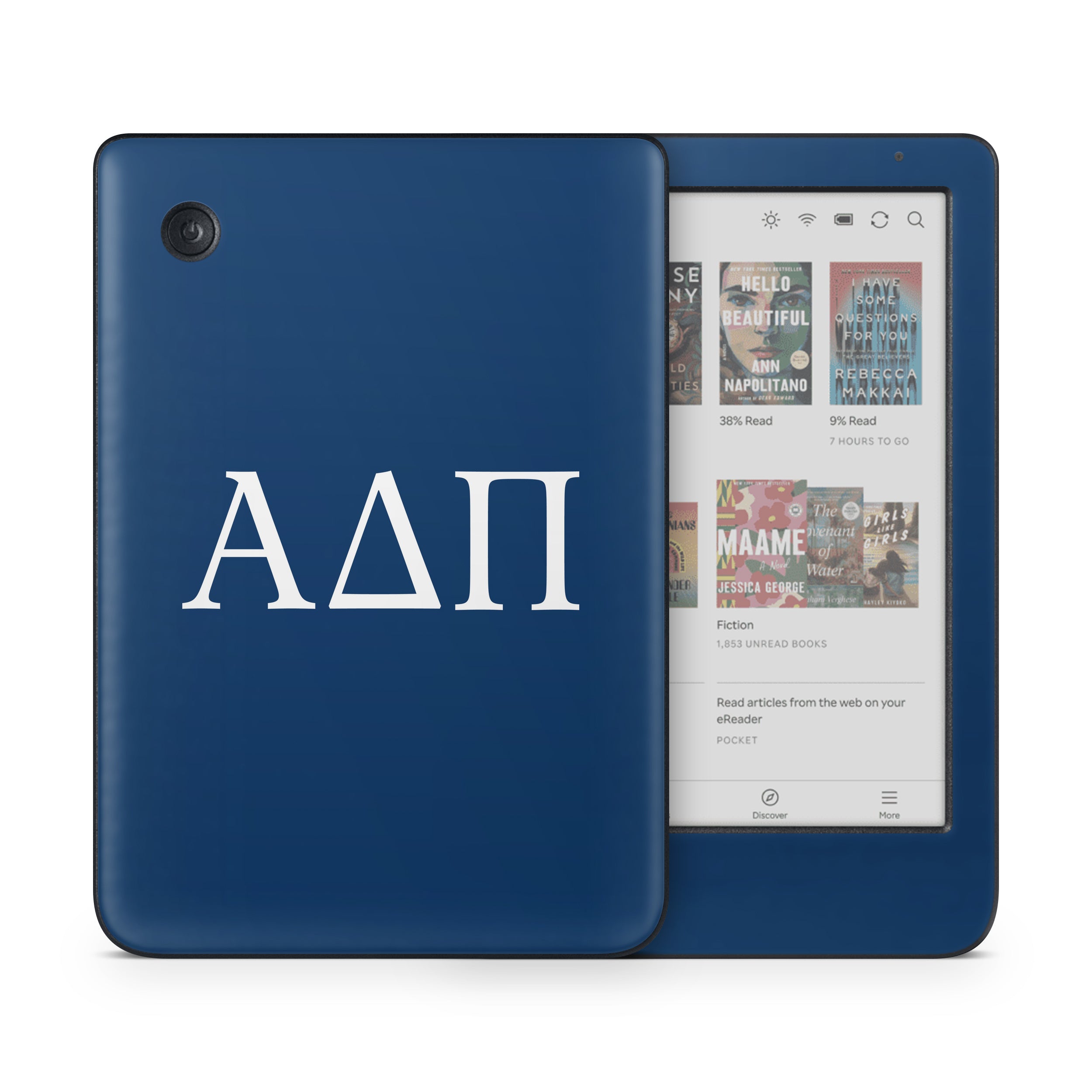 Alpha Delta Pi Greek Letters Midnight - Kobo Clara Colour Skin
