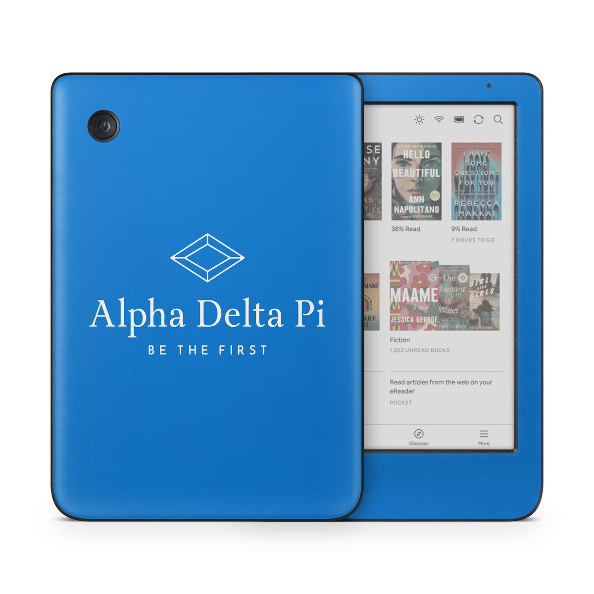 Alpha Delta Pi Primary Logo Azure - Kobo Clara Colour Skin