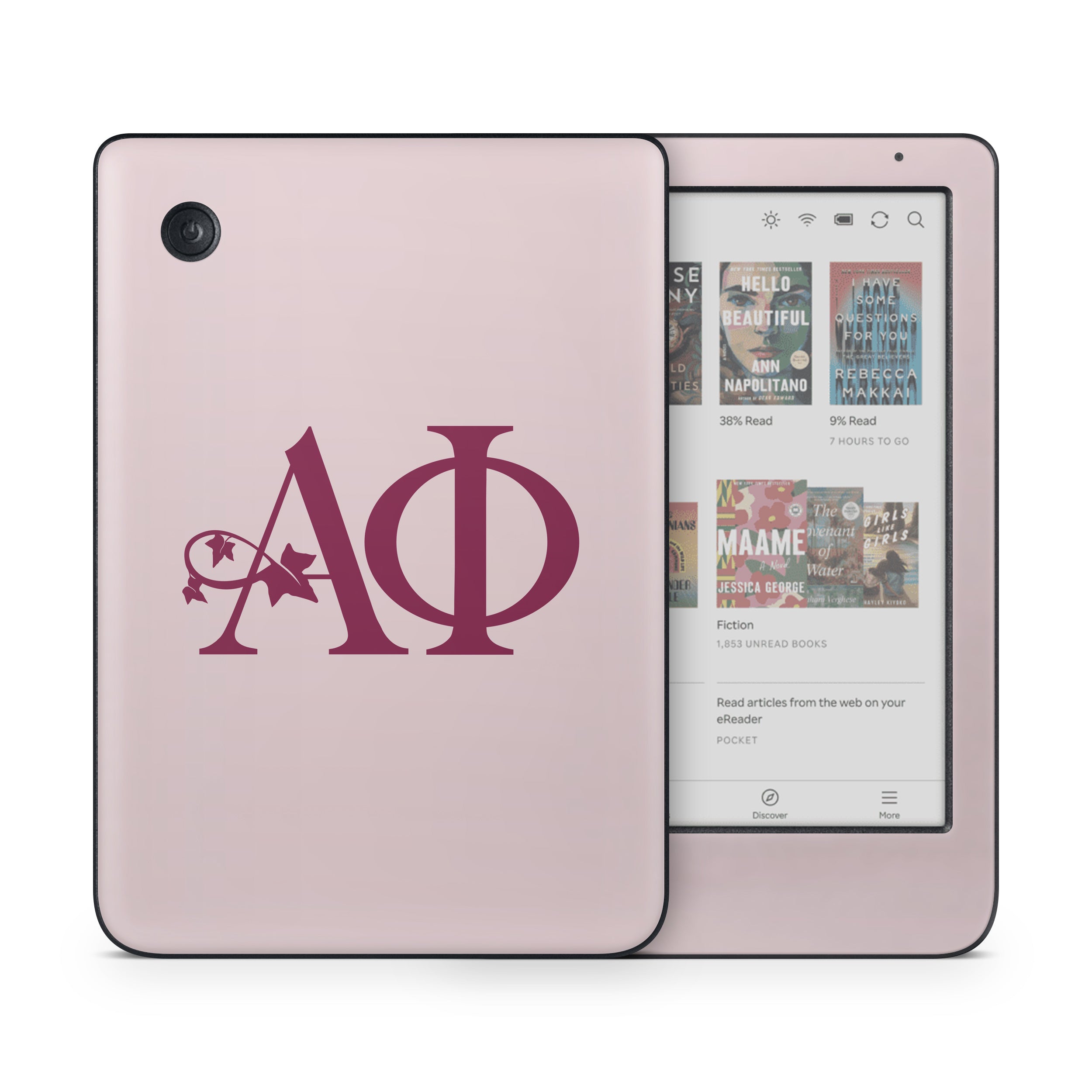 Alpha Phi Greek Letters Ivory - Kobo Clara Colour Skin