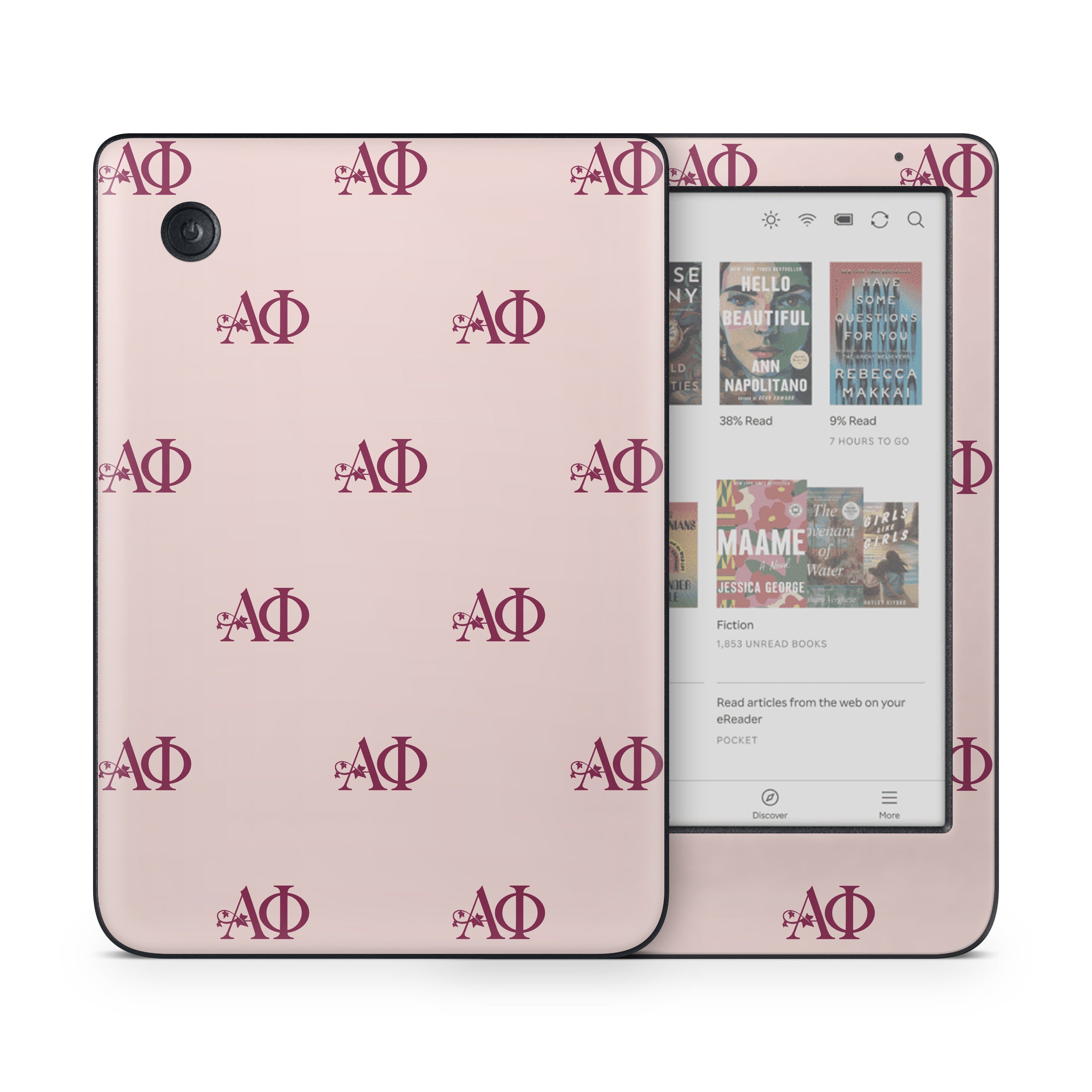 Alpha Phi Pattern - Kobo Clara Colour Skin
