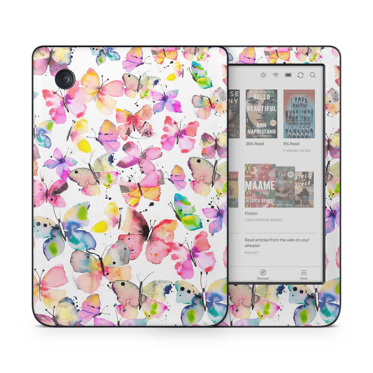 Artistic Butterflies - Kobo Clara Colour Skin