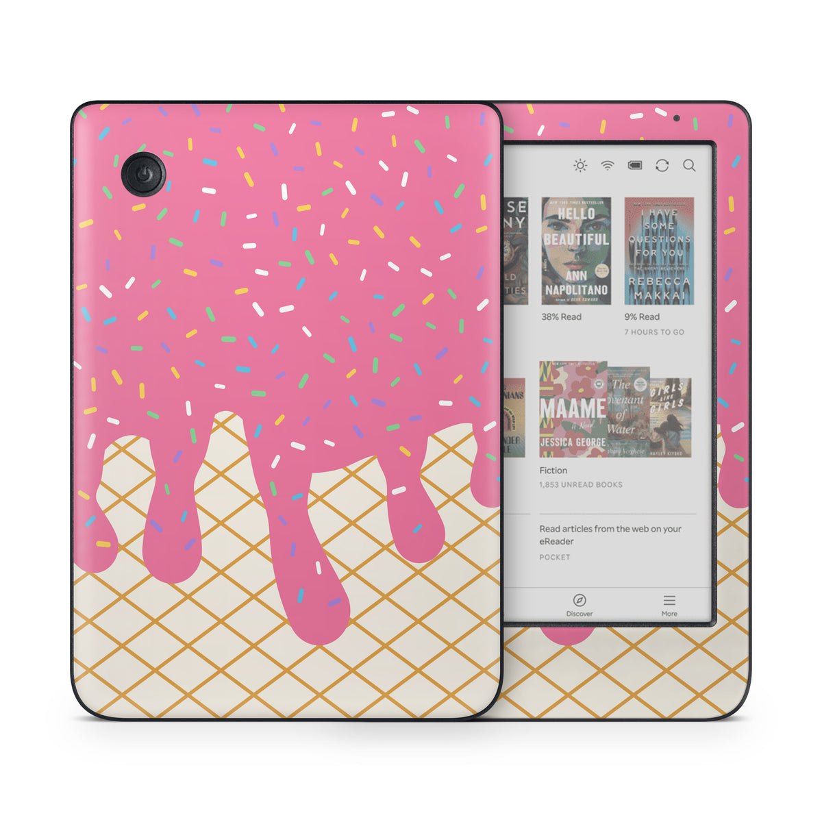 Strawberry Ice Cream Drip - Kobo Clara Colour Skin