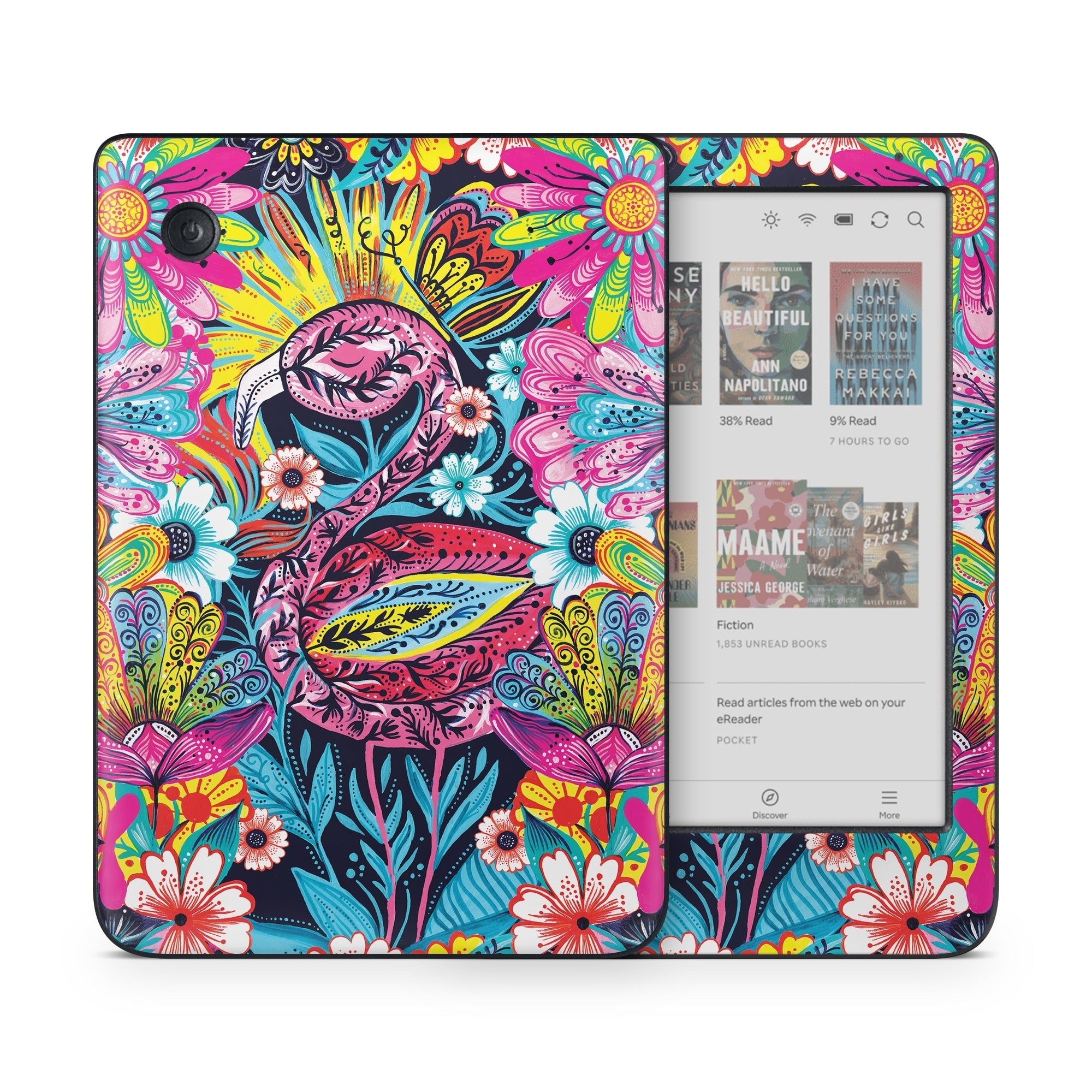 Flashy Flamingo - Kobo Clara Colour Skin