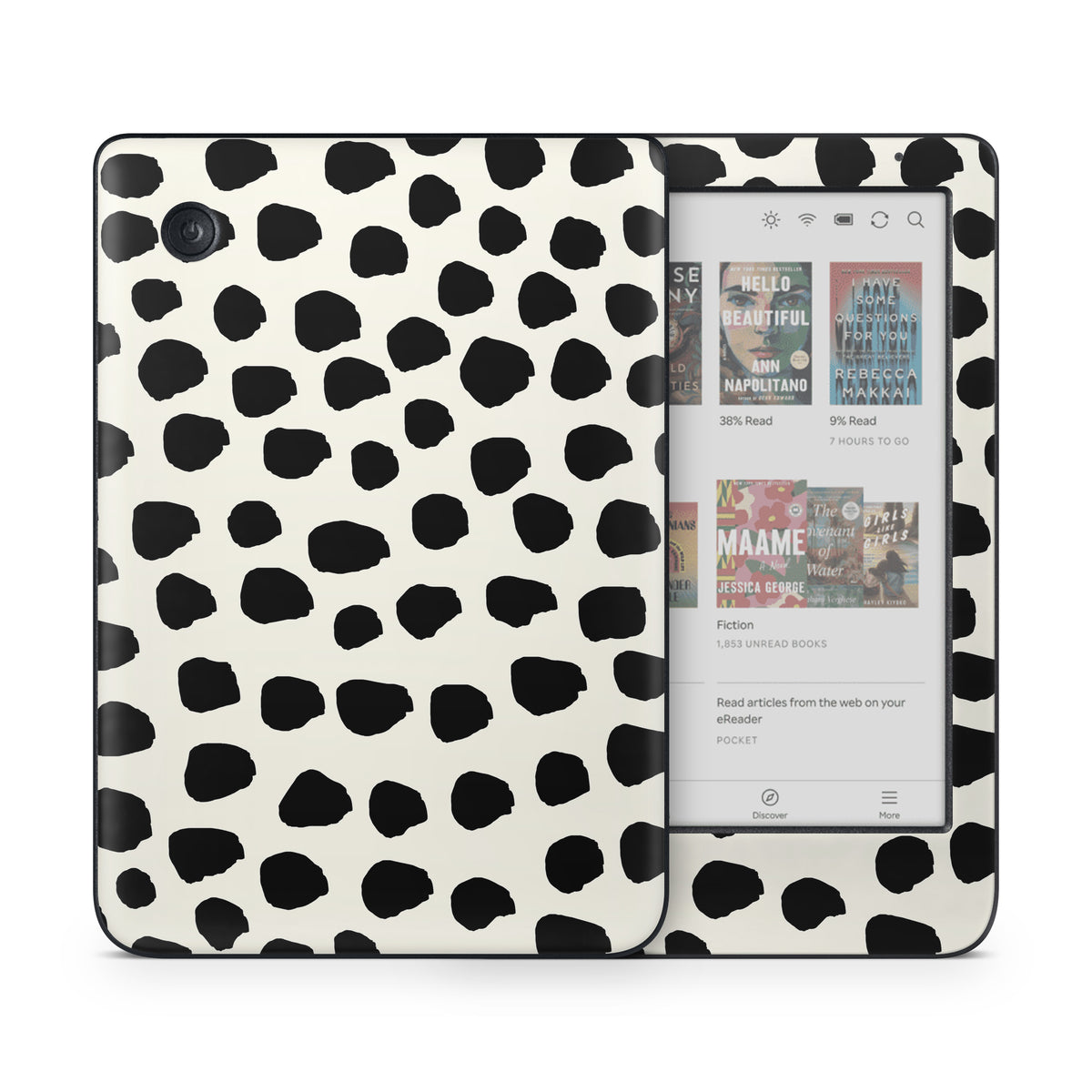 Inky Spots Cream - Kobo Clara Colour Skin