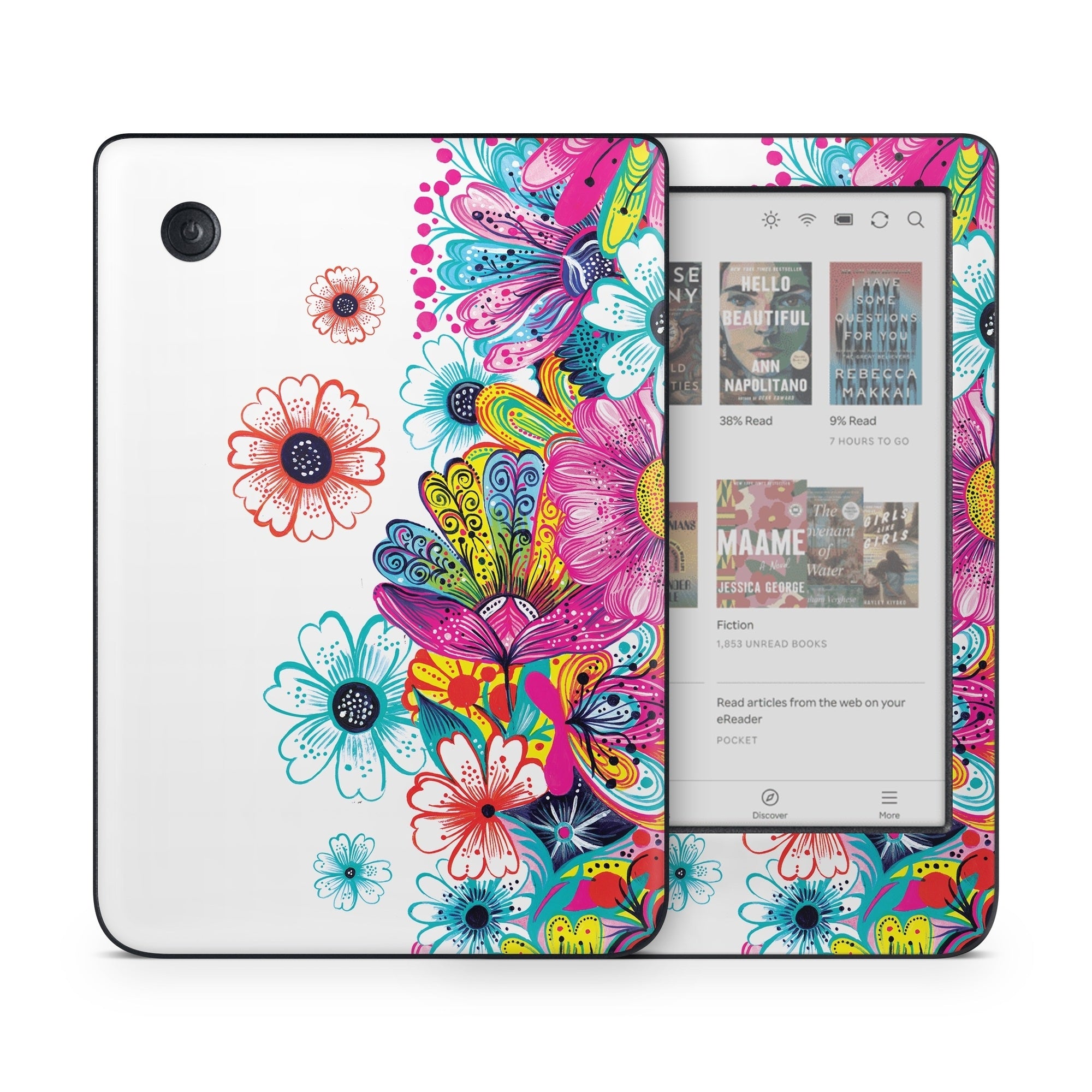 Intense Flowers - Kobo Clara Colour Skin