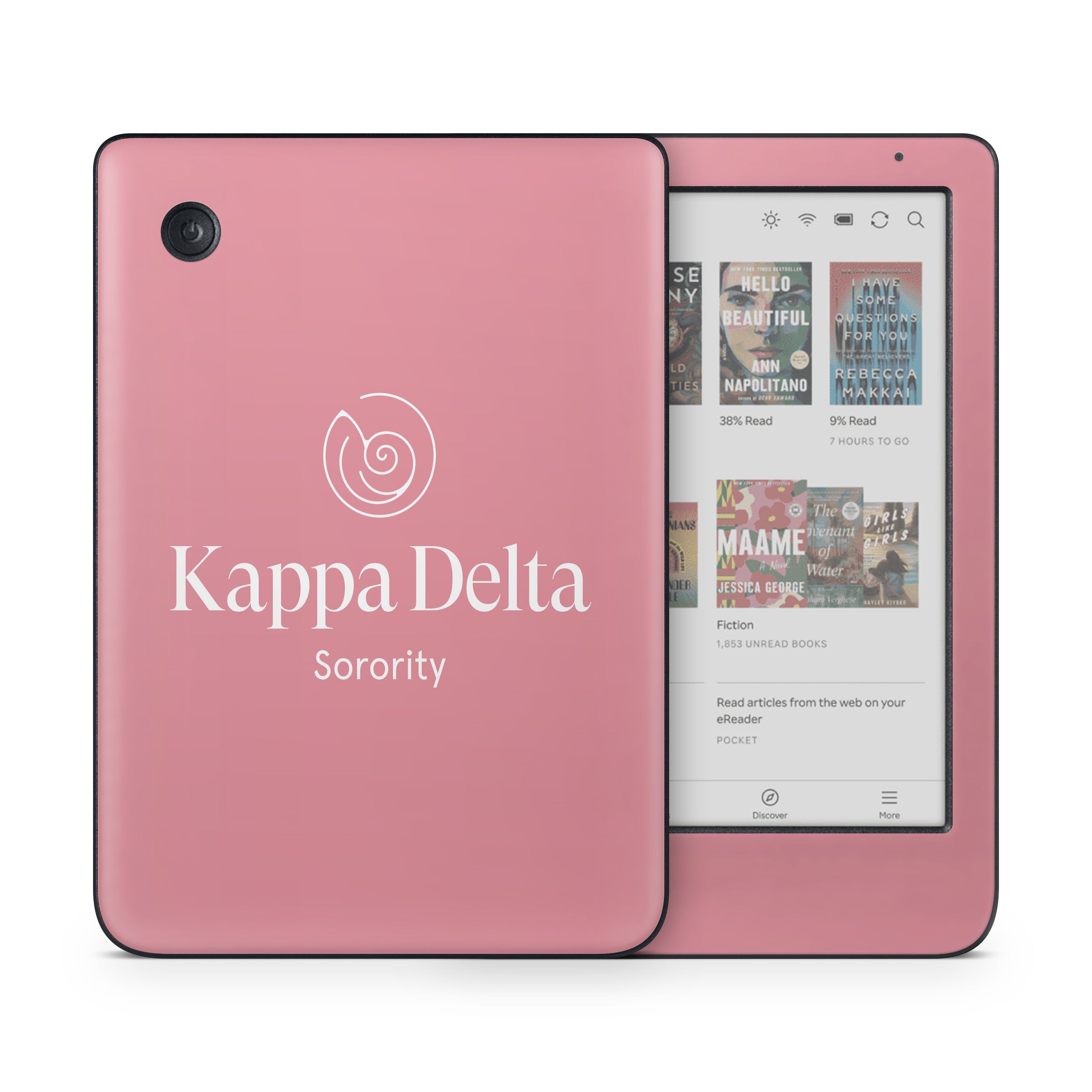 Kappa Delta Primary Logo Active Pink - Kobo Clara Colour Skin