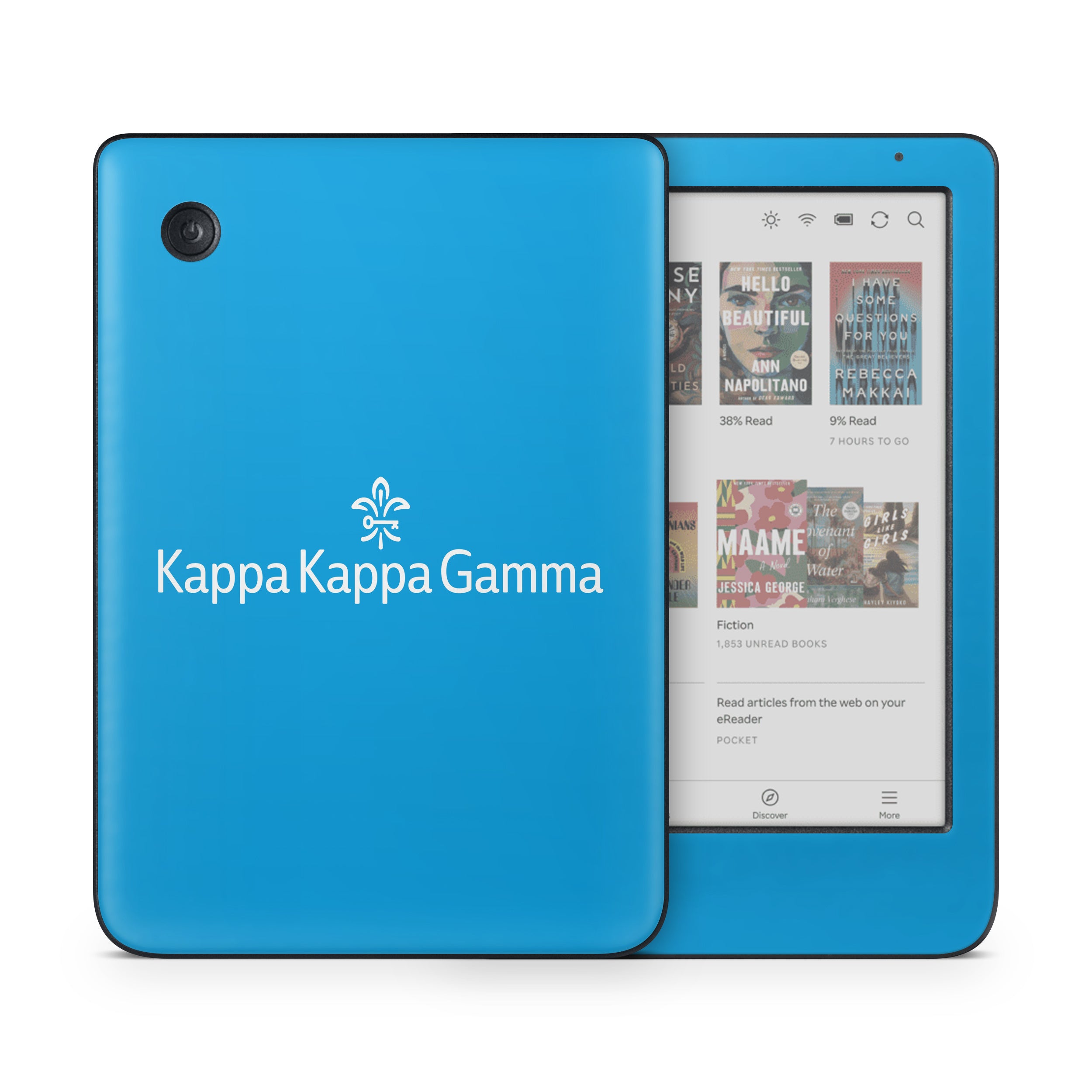 Kappa Kappa Gamma Brandmark Gamma Blue - Kobo Clara Colour Skin