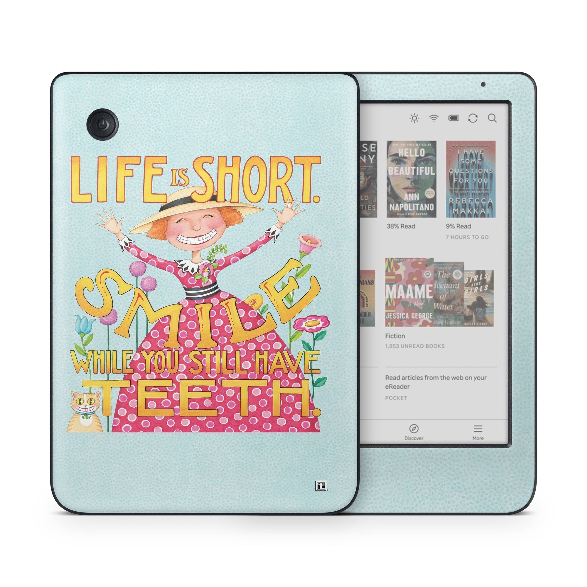Life is Short - Kobo Clara Colour Skin