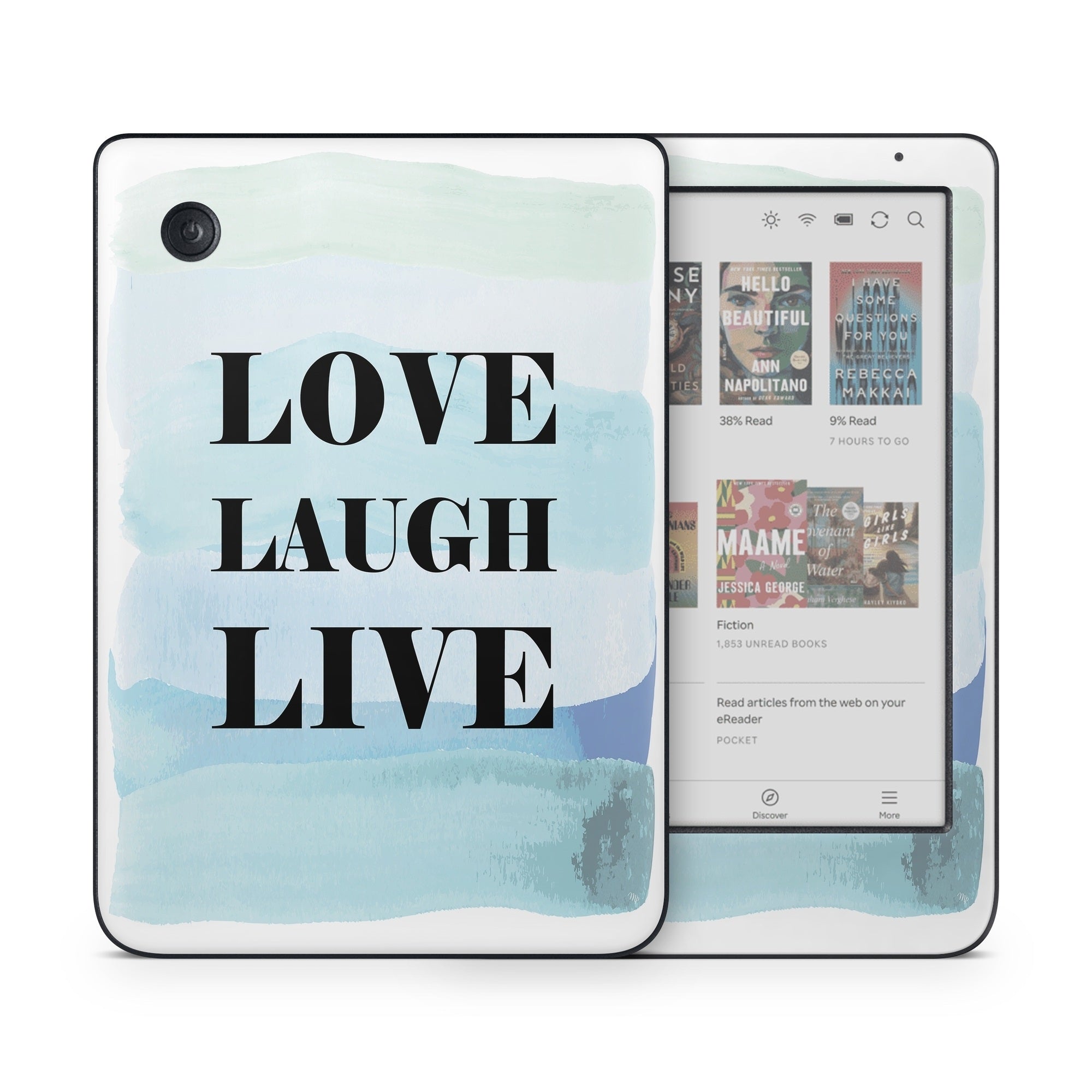 Love Laugh Live - Kobo Clara Colour Skin