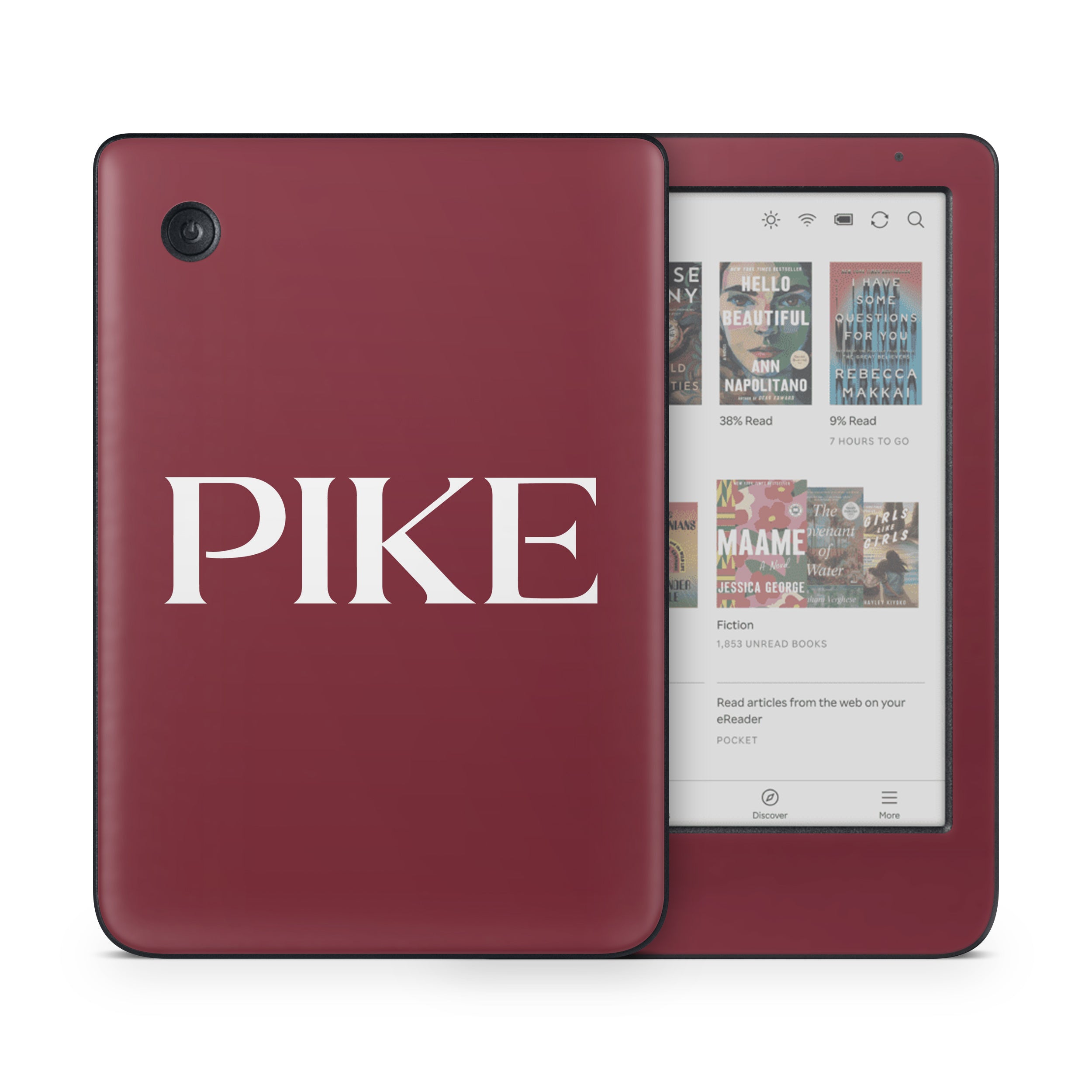 Pi Kappa Alpha PIKE Logo Garnet - Kobo Clara Colour Skin